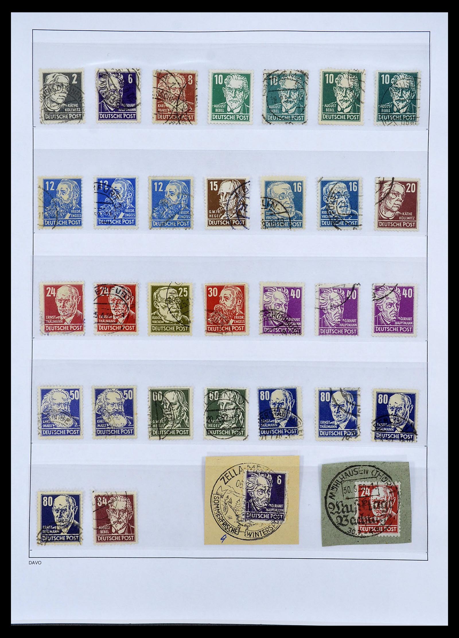 34532 024 - Stamp Collection 34532 GDR 1945-1990.