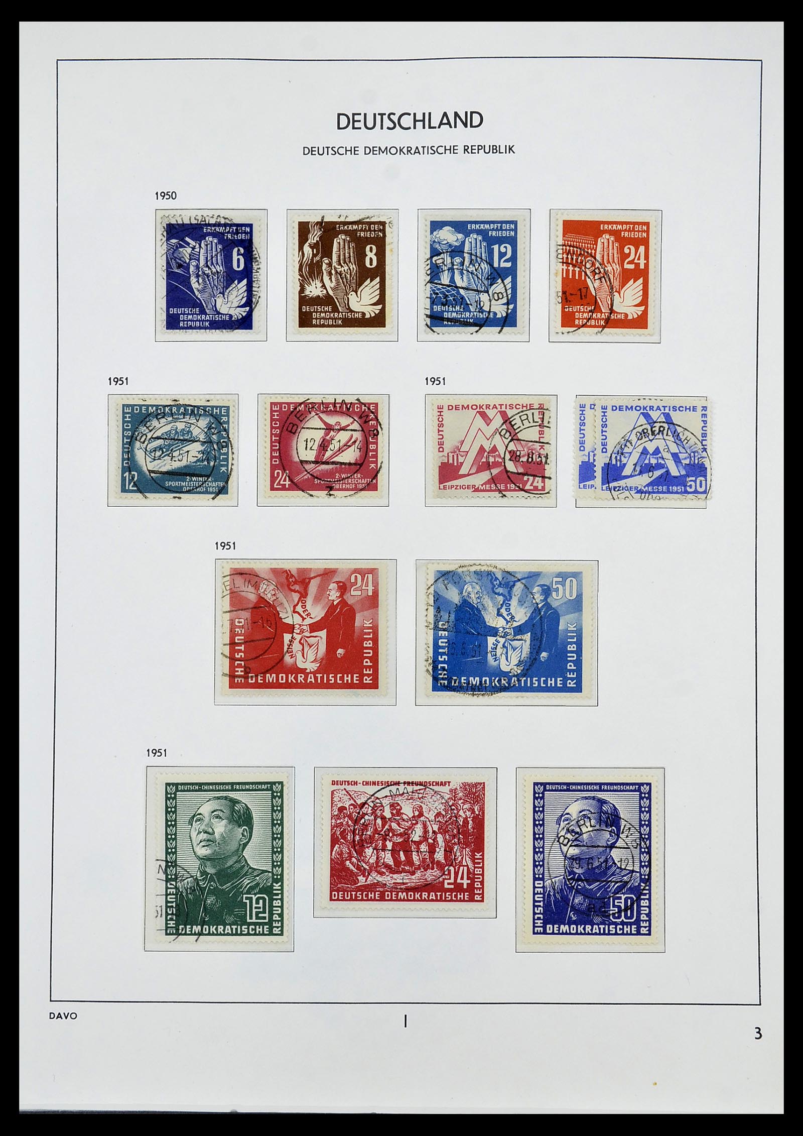 34532 030 - Stamp Collection 34532 GDR 1945-1990.