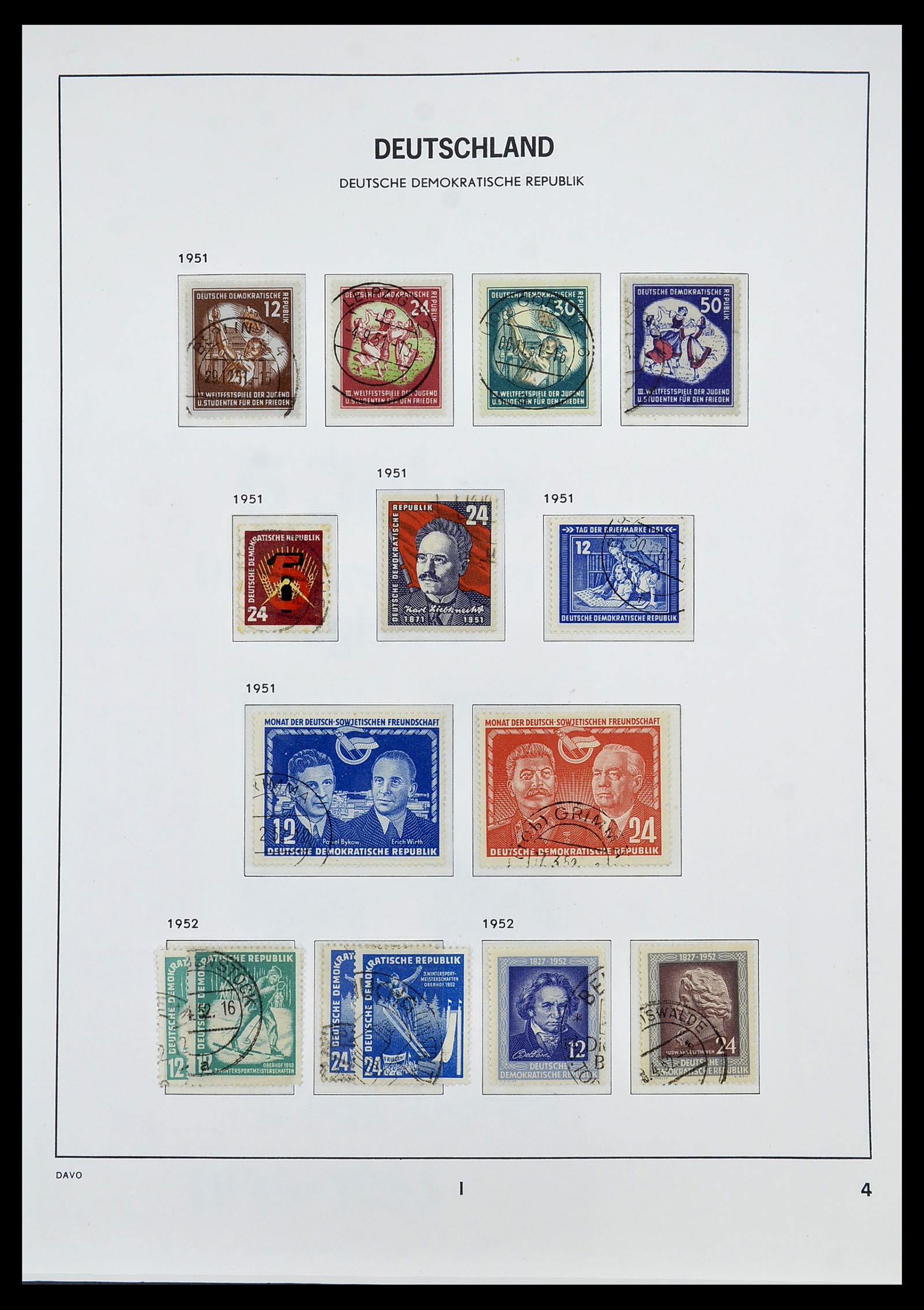 34532 032 - Stamp Collection 34532 GDR 1945-1990.