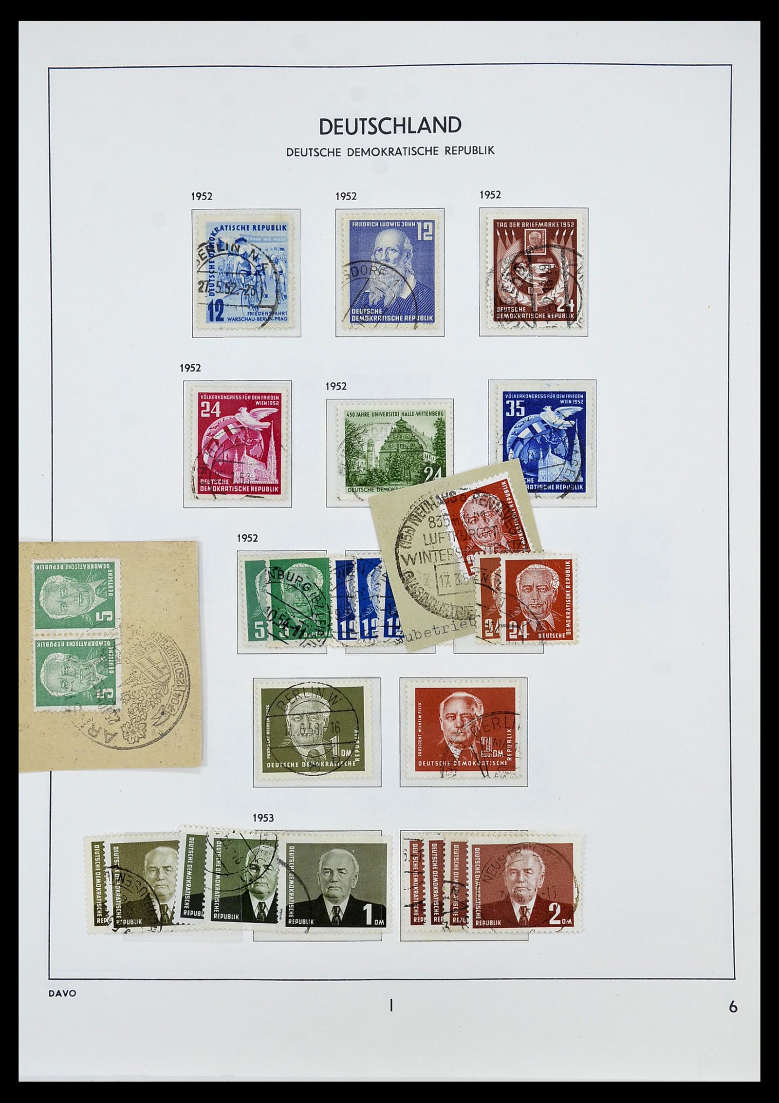 34532 035 - Stamp Collection 34532 GDR 1945-1990.