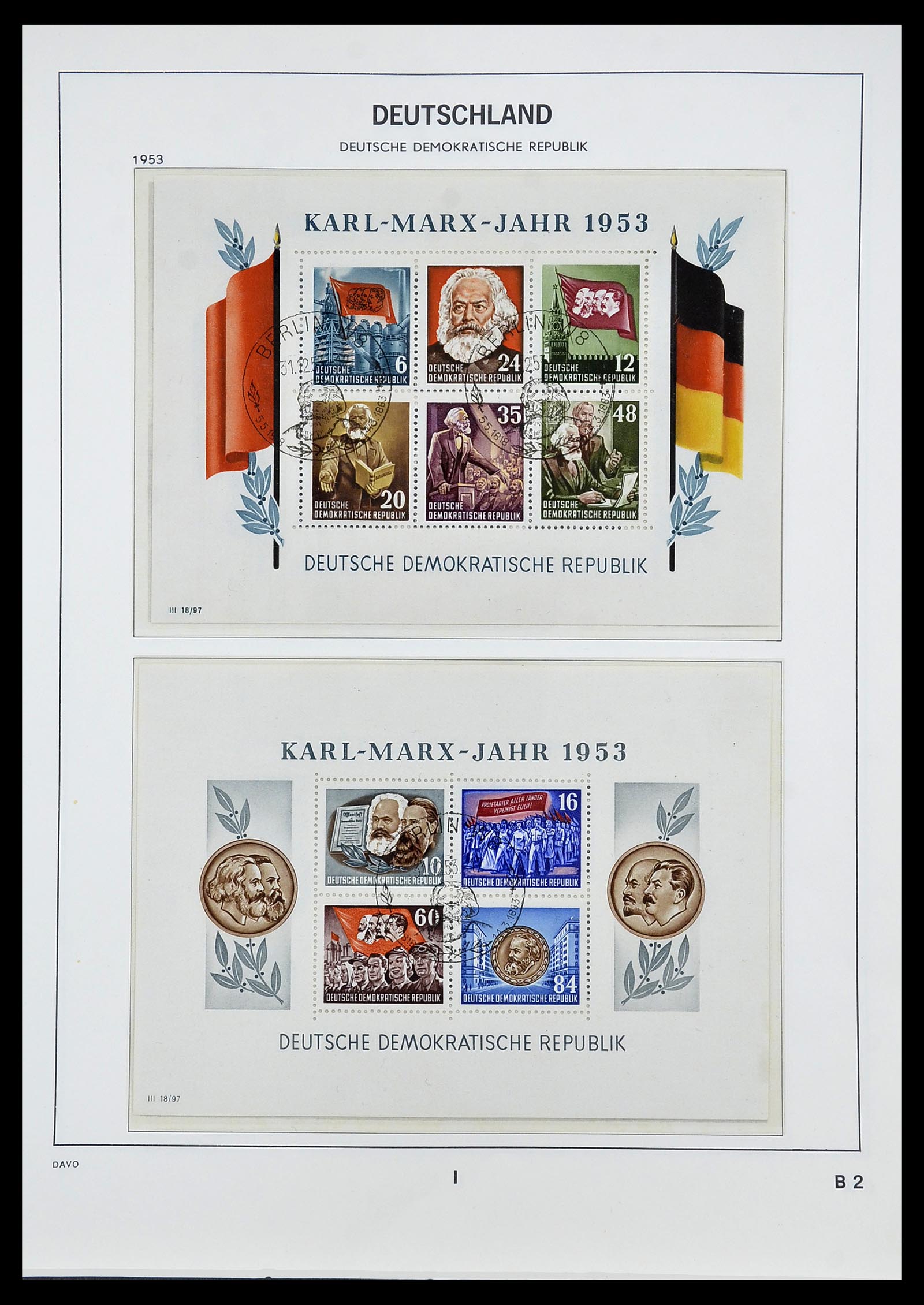 34532 037 - Stamp Collection 34532 GDR 1945-1990.