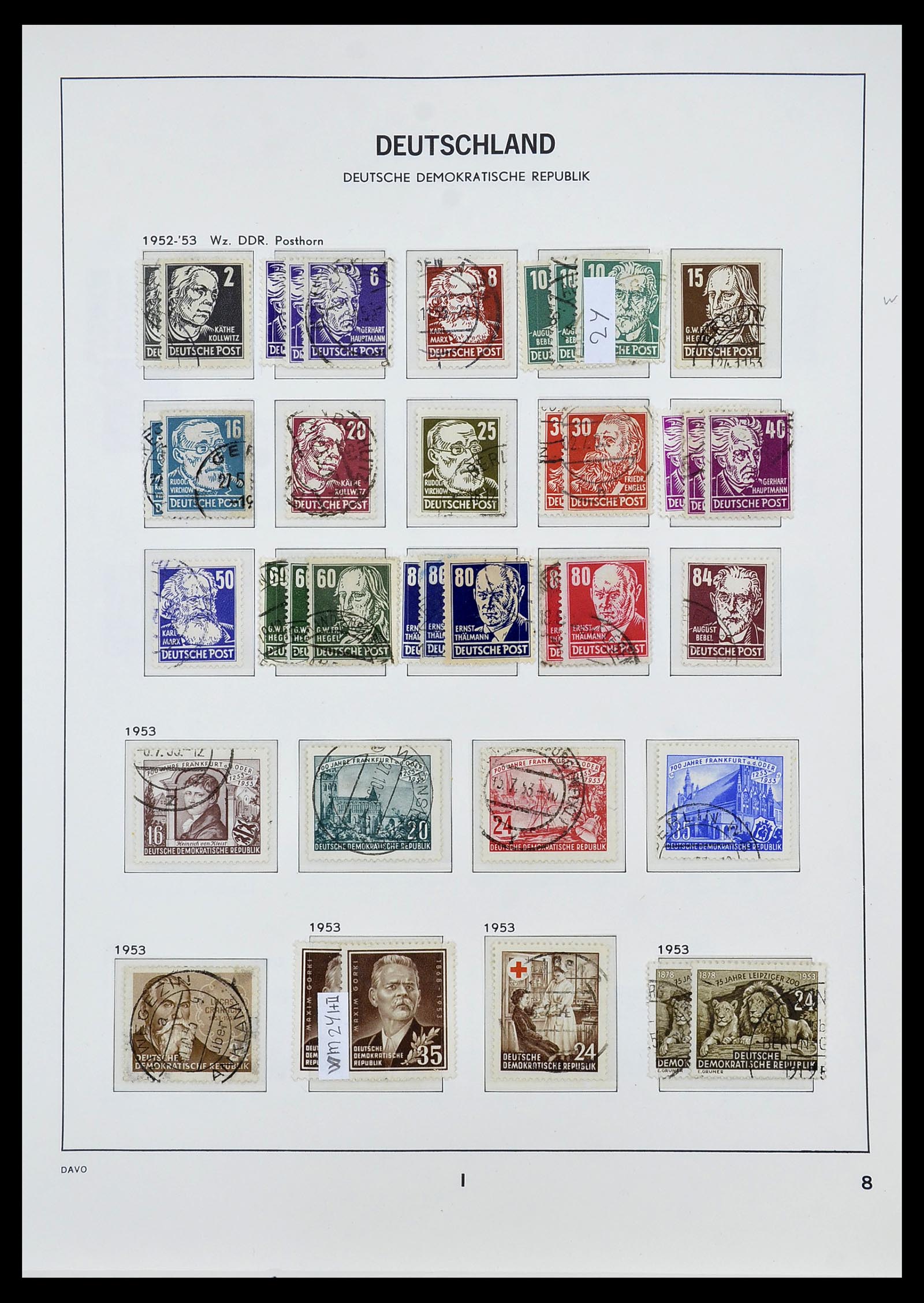 34532 039 - Stamp Collection 34532 GDR 1945-1990.