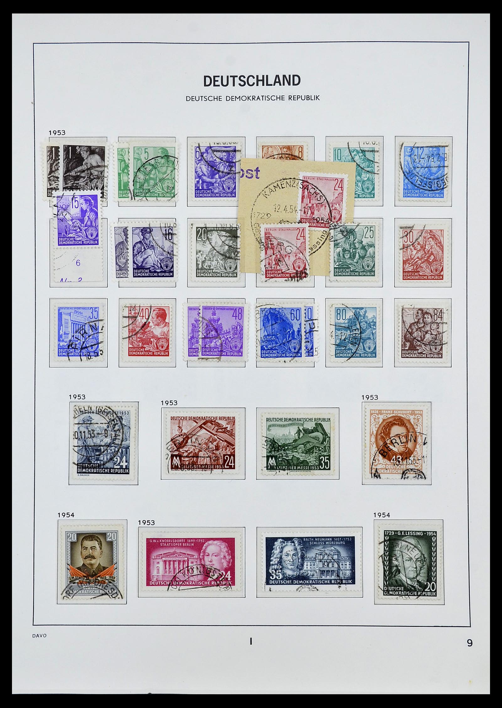 34532 040 - Stamp Collection 34532 GDR 1945-1990.