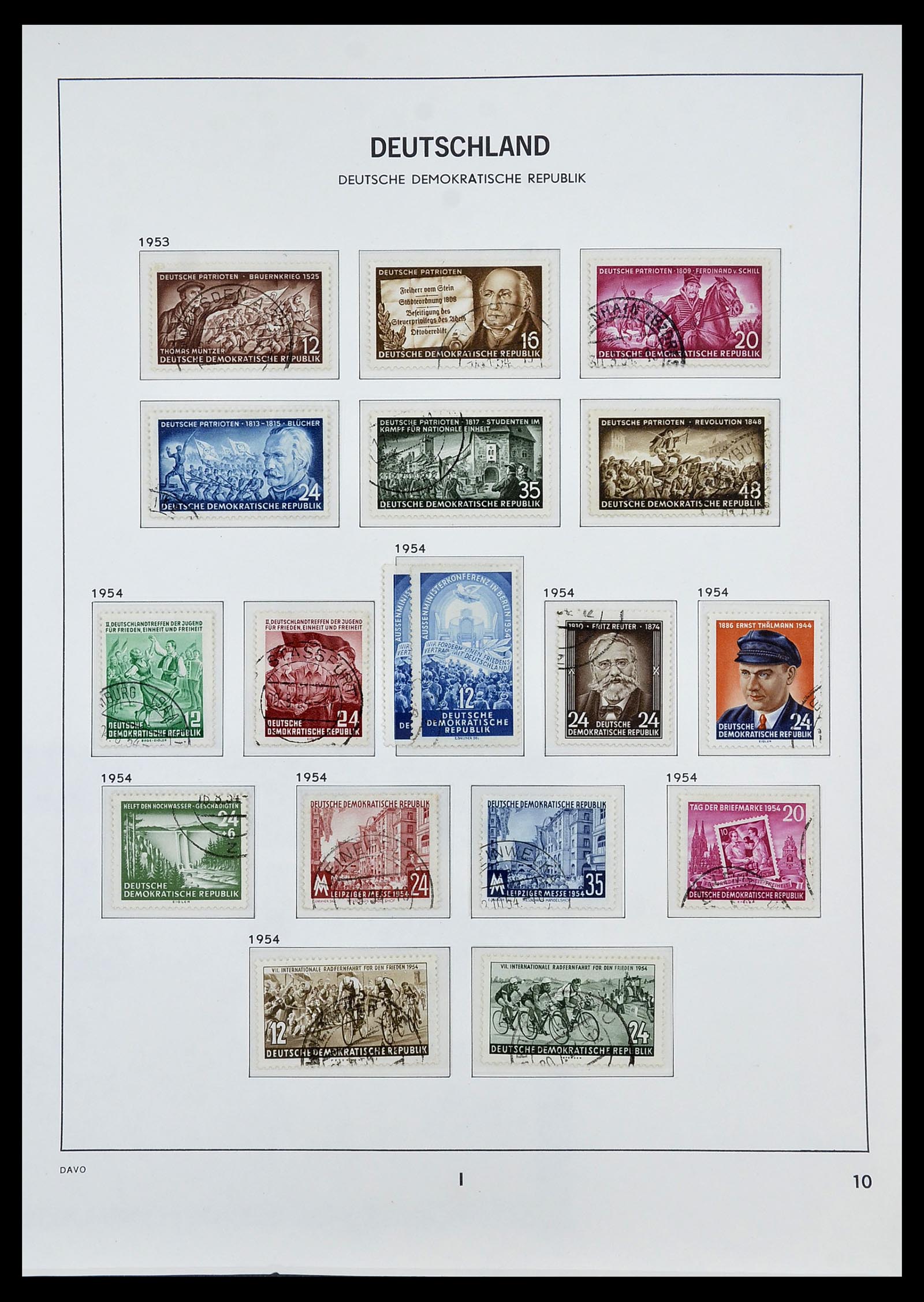34532 041 - Stamp Collection 34532 GDR 1945-1990.