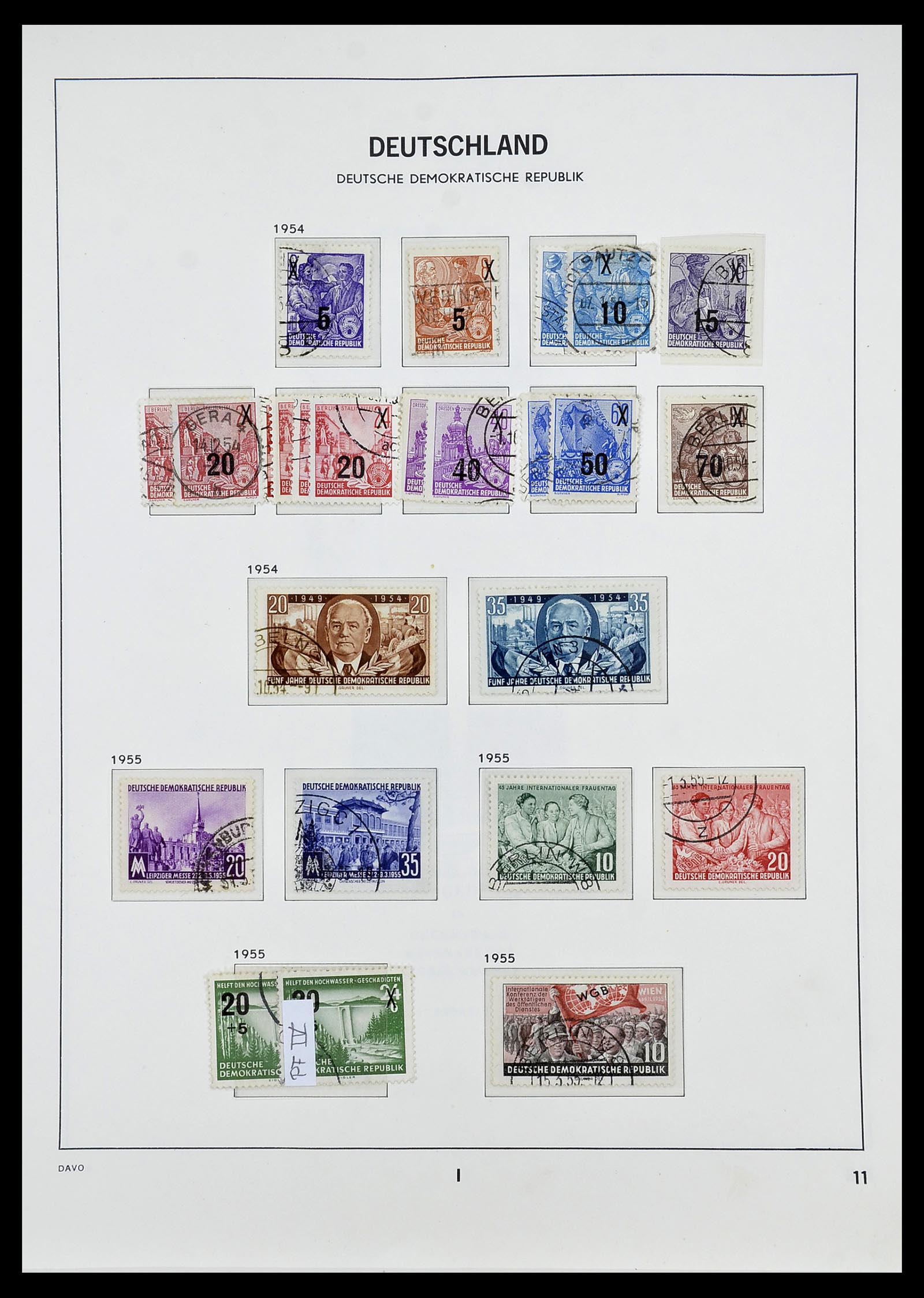 34532 043 - Stamp Collection 34532 GDR 1945-1990.