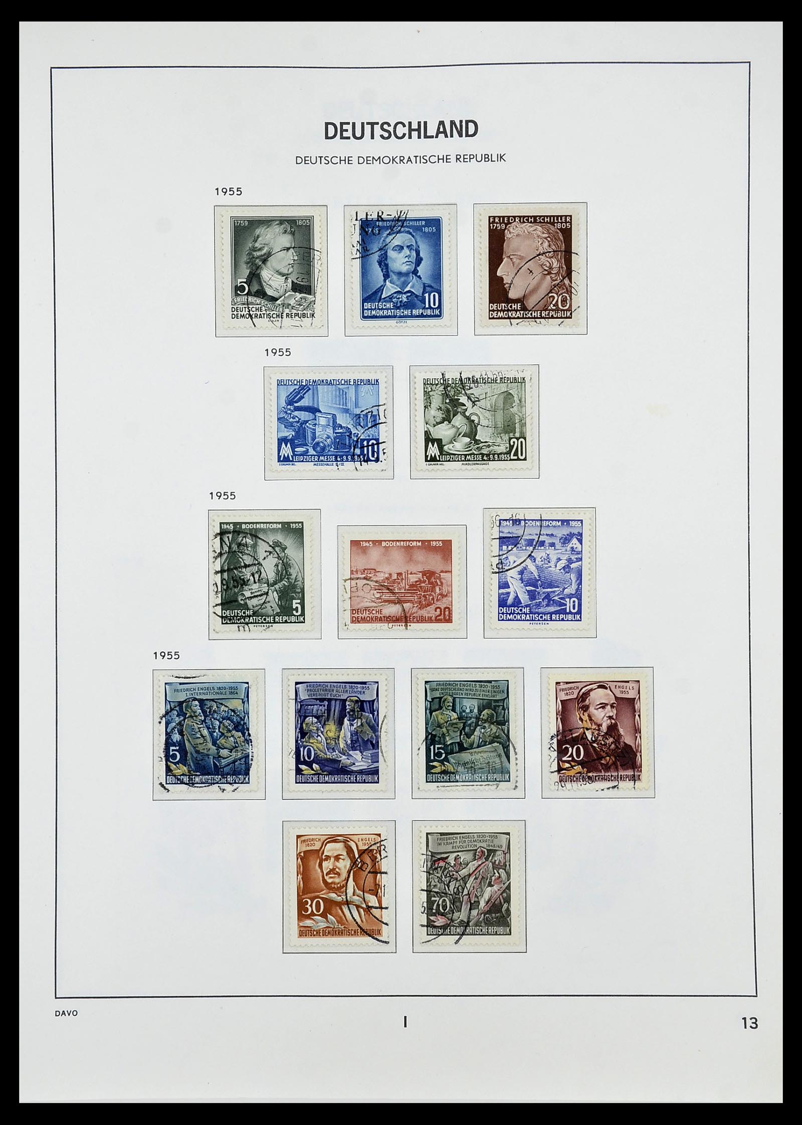 34532 046 - Stamp Collection 34532 GDR 1945-1990.