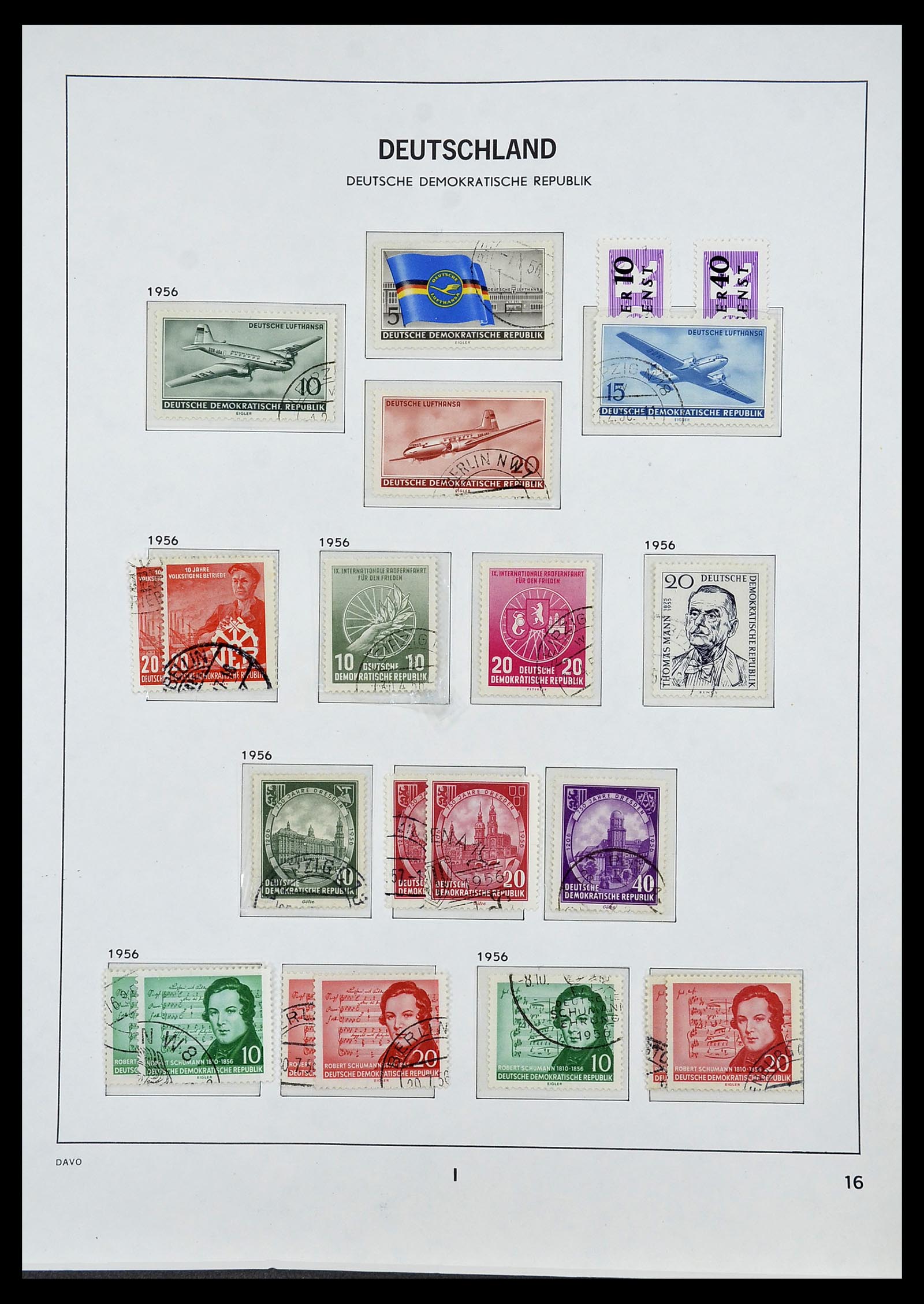 34532 050 - Stamp Collection 34532 GDR 1945-1990.