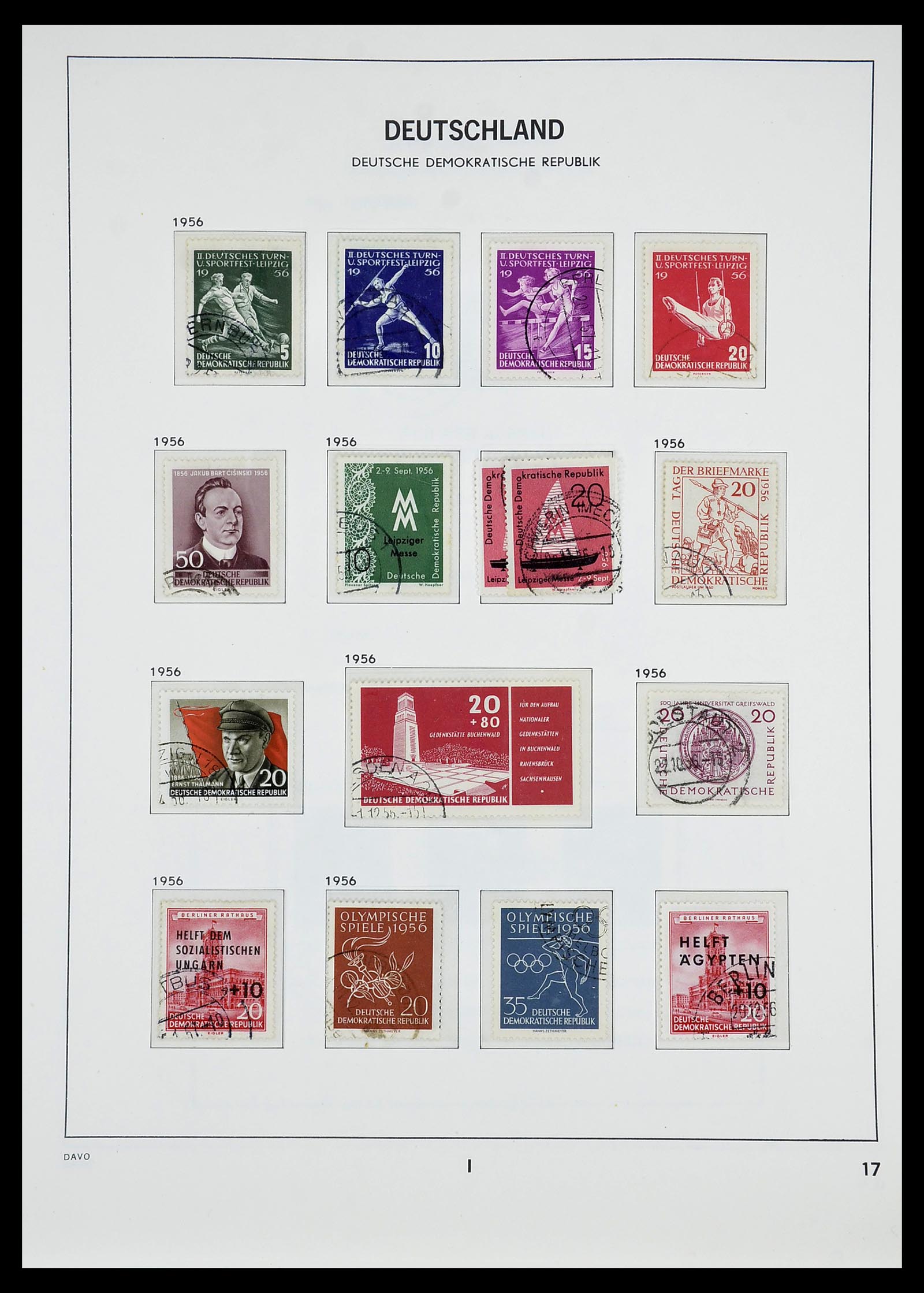 34532 051 - Stamp Collection 34532 GDR 1945-1990.