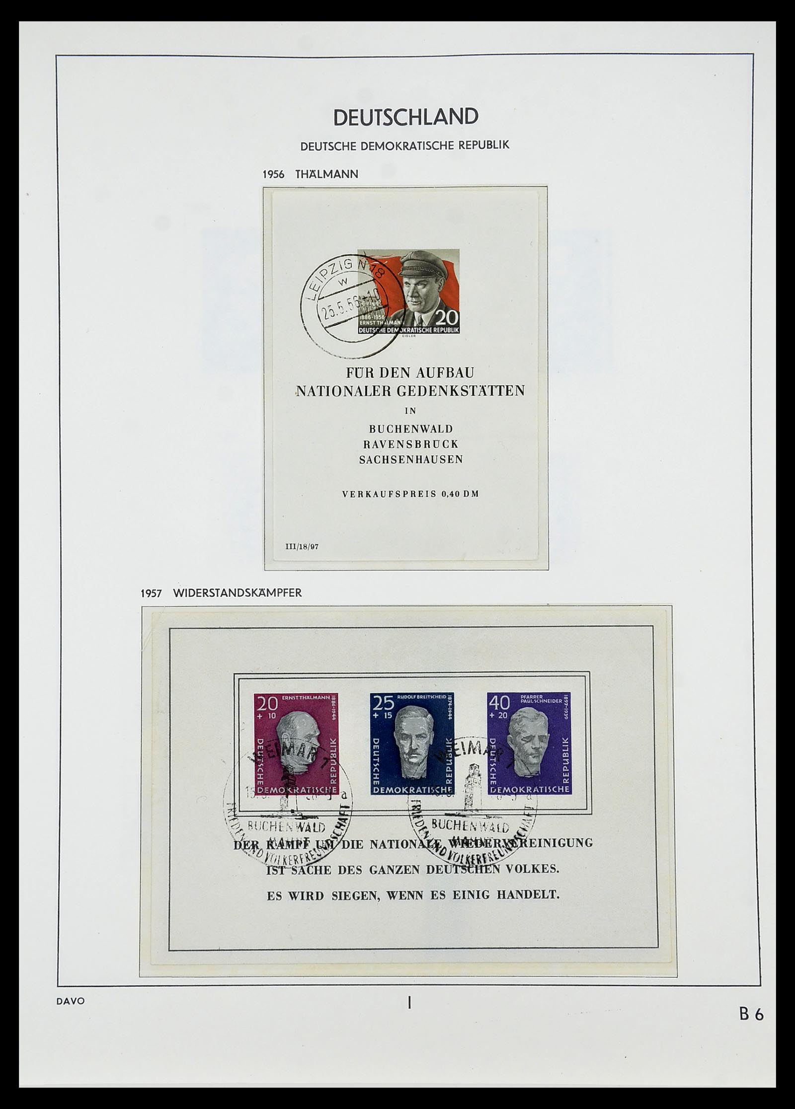 34532 052 - Stamp Collection 34532 GDR 1945-1990.