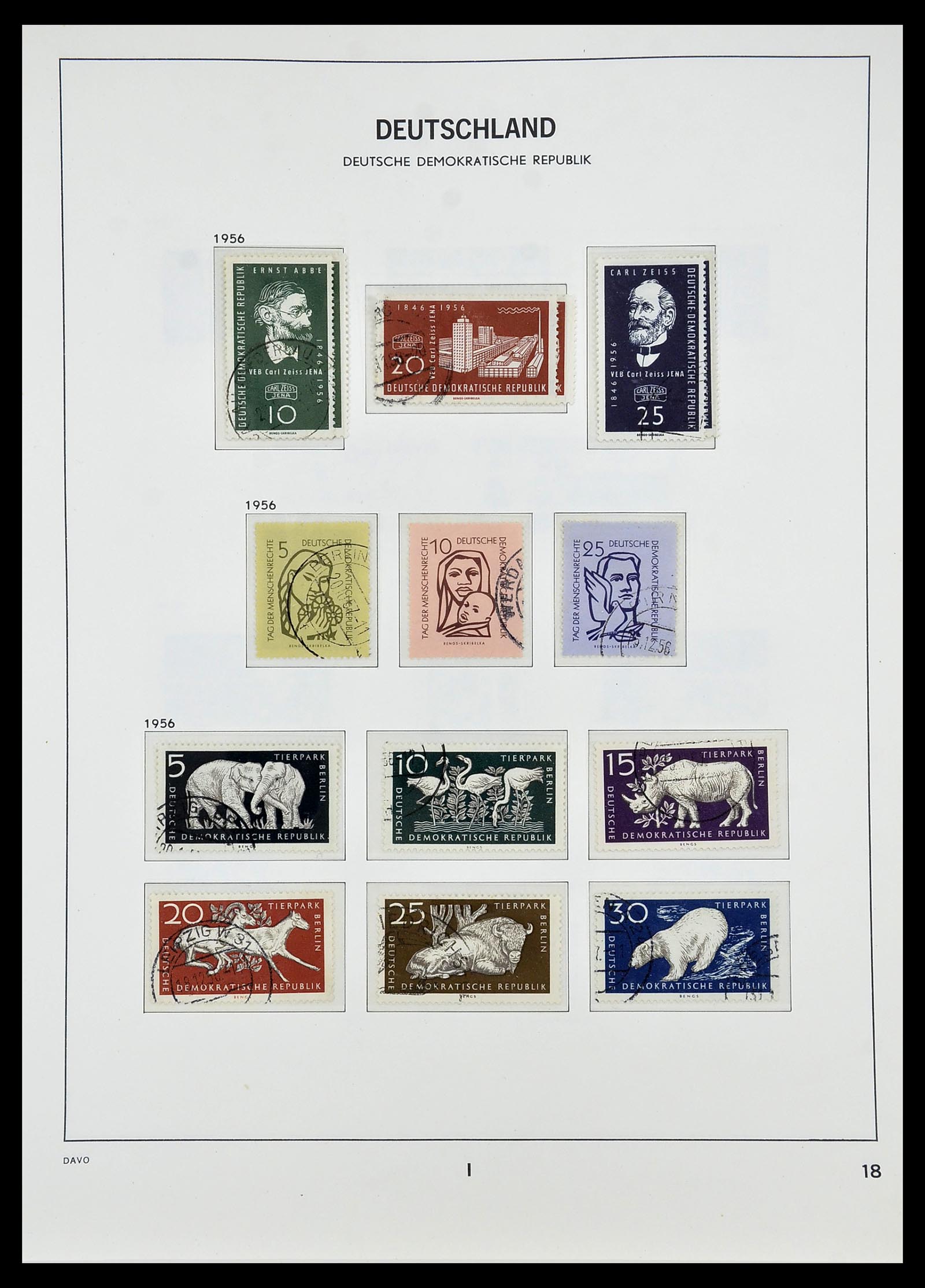 34532 053 - Stamp Collection 34532 GDR 1945-1990.