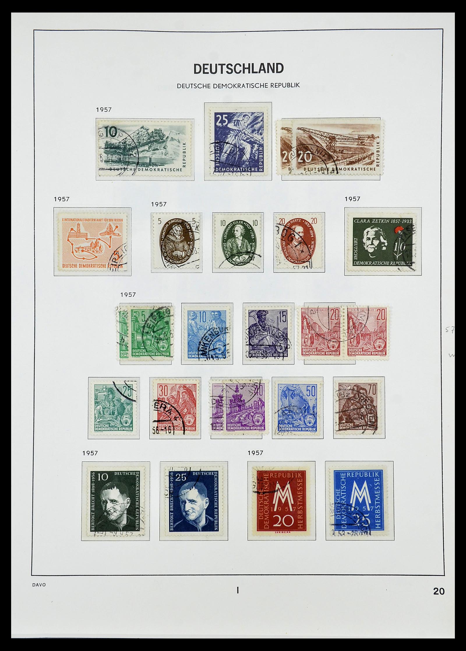 34532 055 - Stamp Collection 34532 GDR 1945-1990.