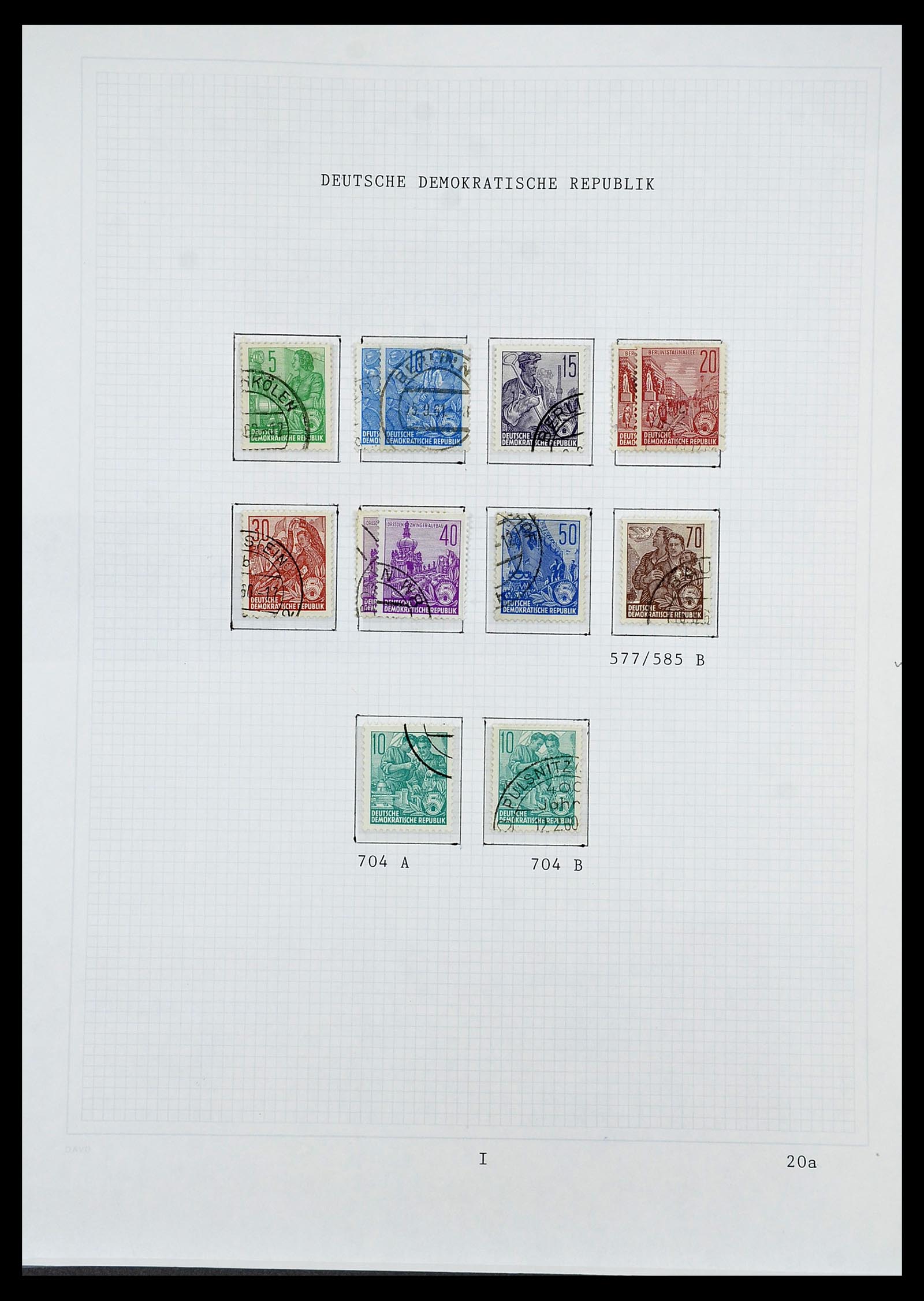 34532 056 - Stamp Collection 34532 GDR 1945-1990.