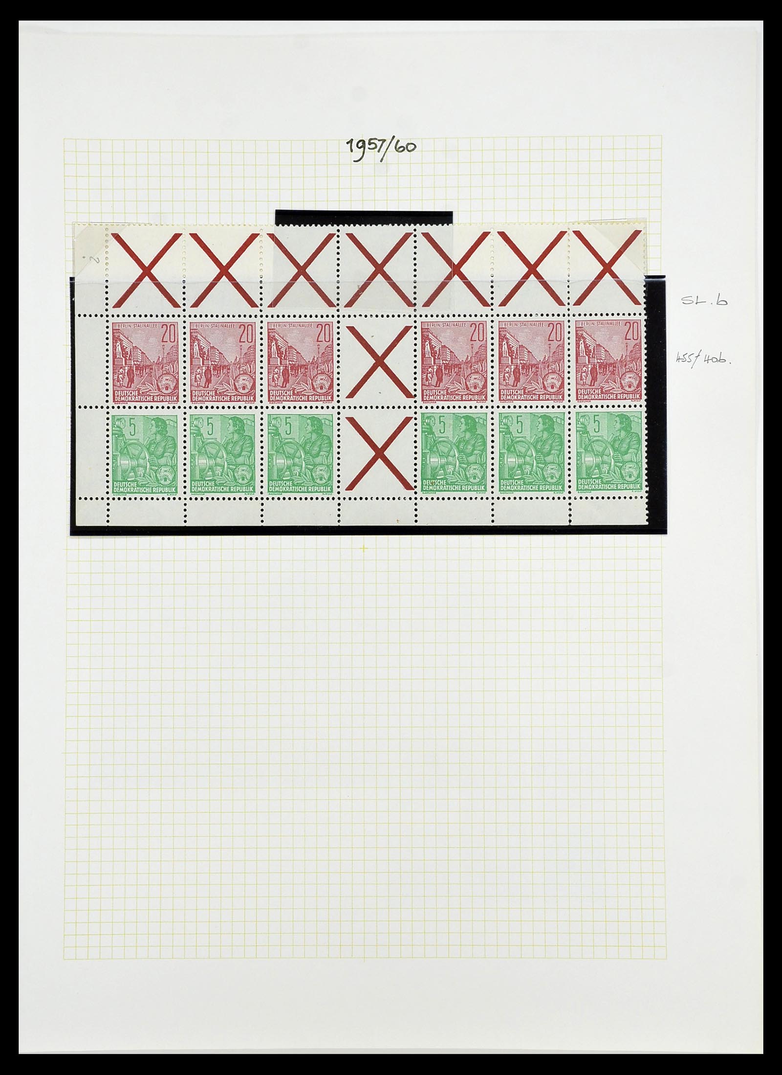 34532 060 - Stamp Collection 34532 GDR 1945-1990.