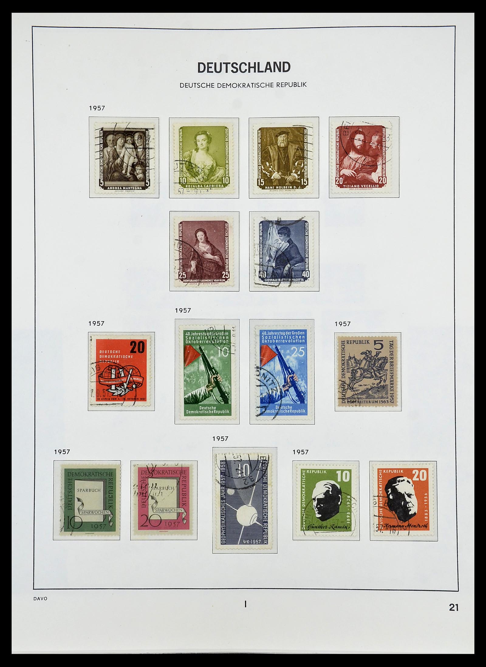 34532 064 - Stamp Collection 34532 GDR 1945-1990.