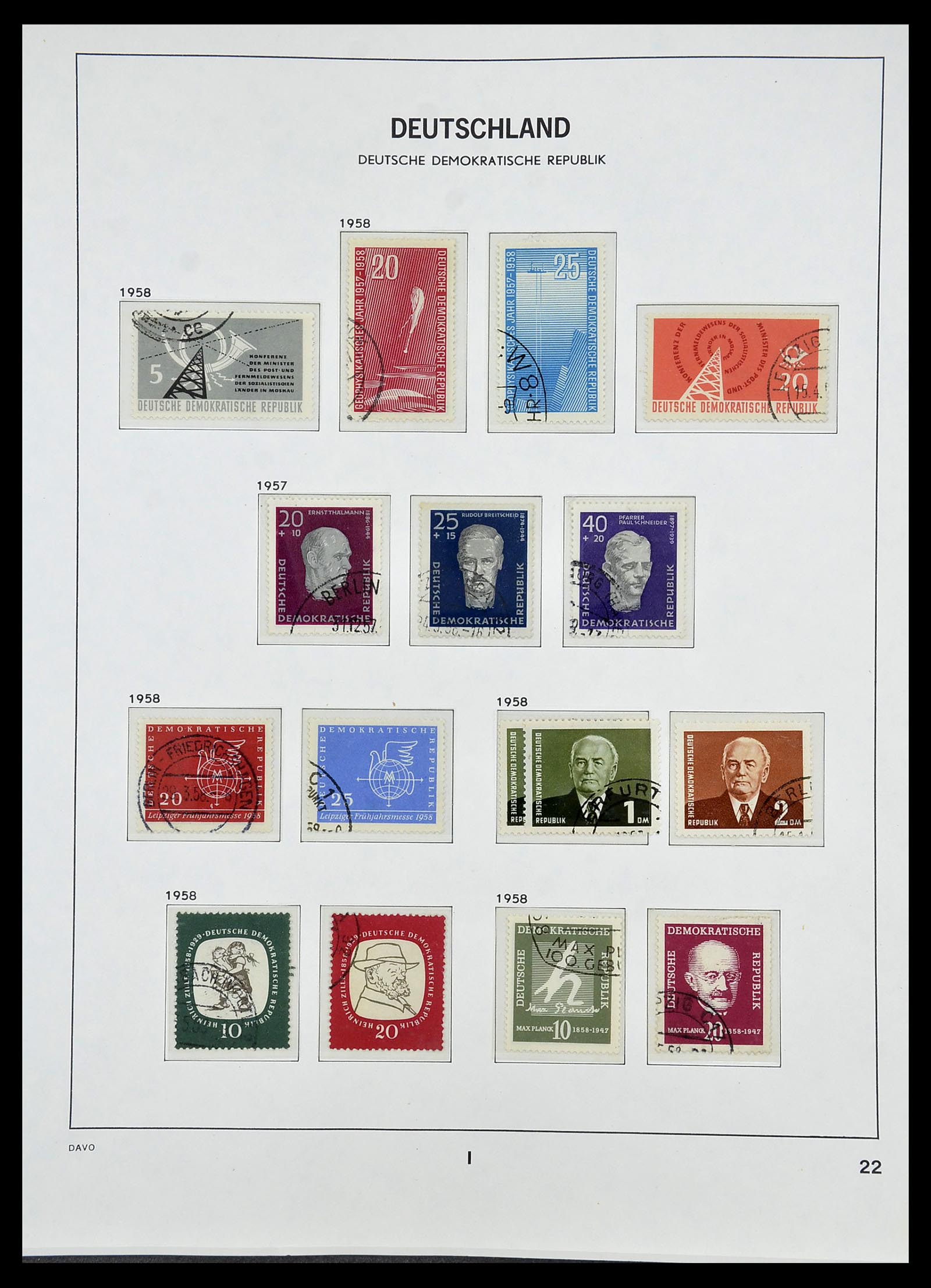 34532 066 - Stamp Collection 34532 GDR 1945-1990.
