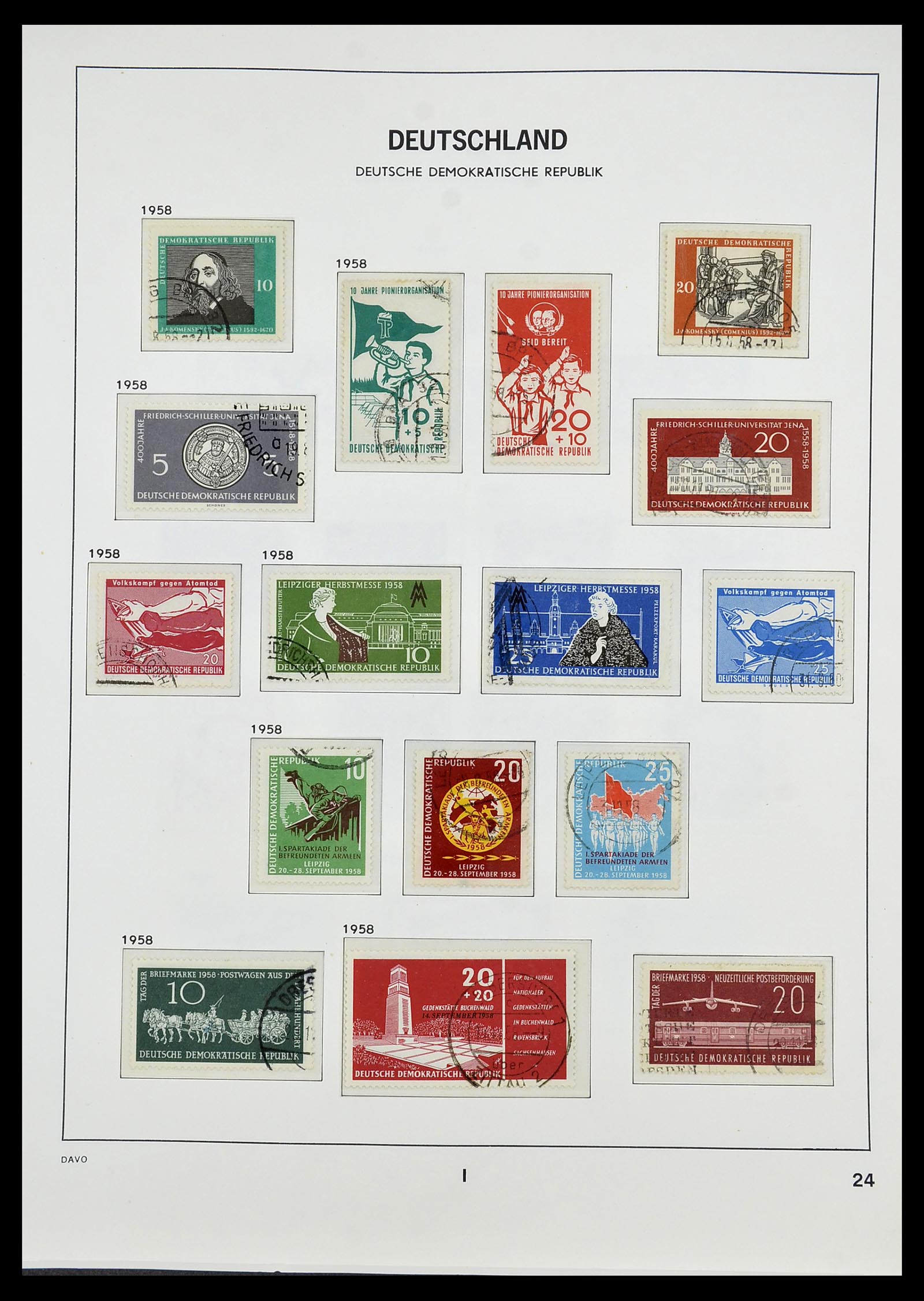 34532 068 - Stamp Collection 34532 GDR 1945-1990.