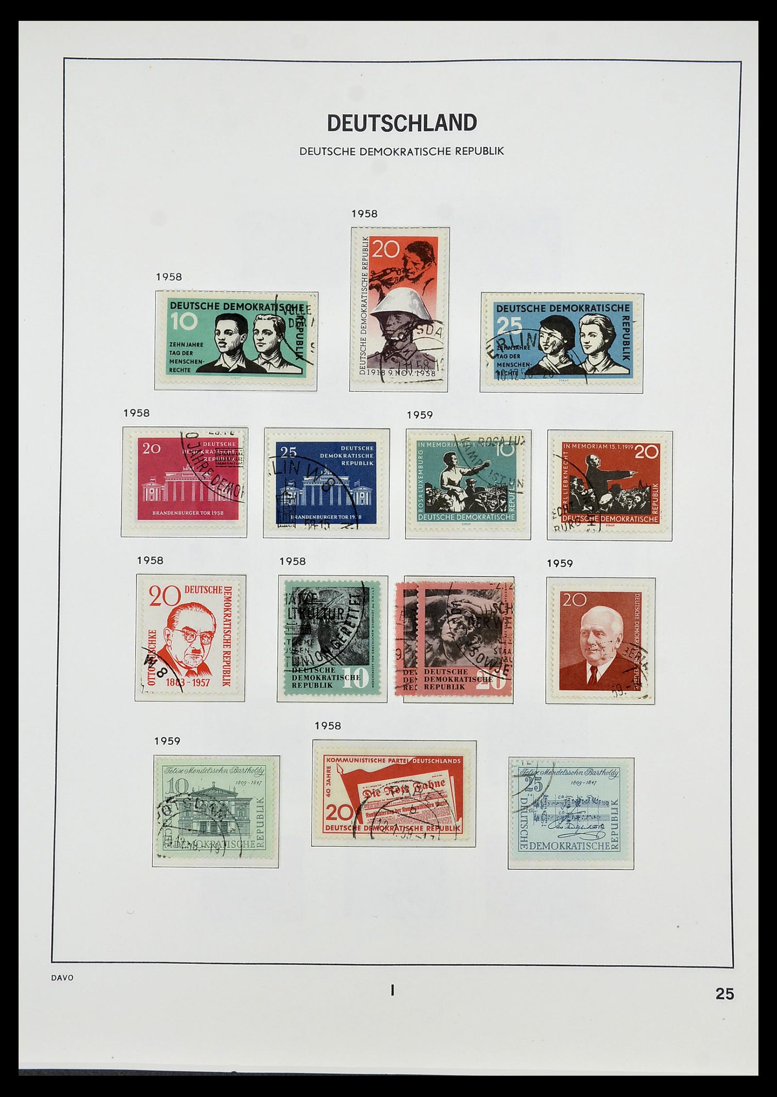 34532 069 - Stamp Collection 34532 GDR 1945-1990.