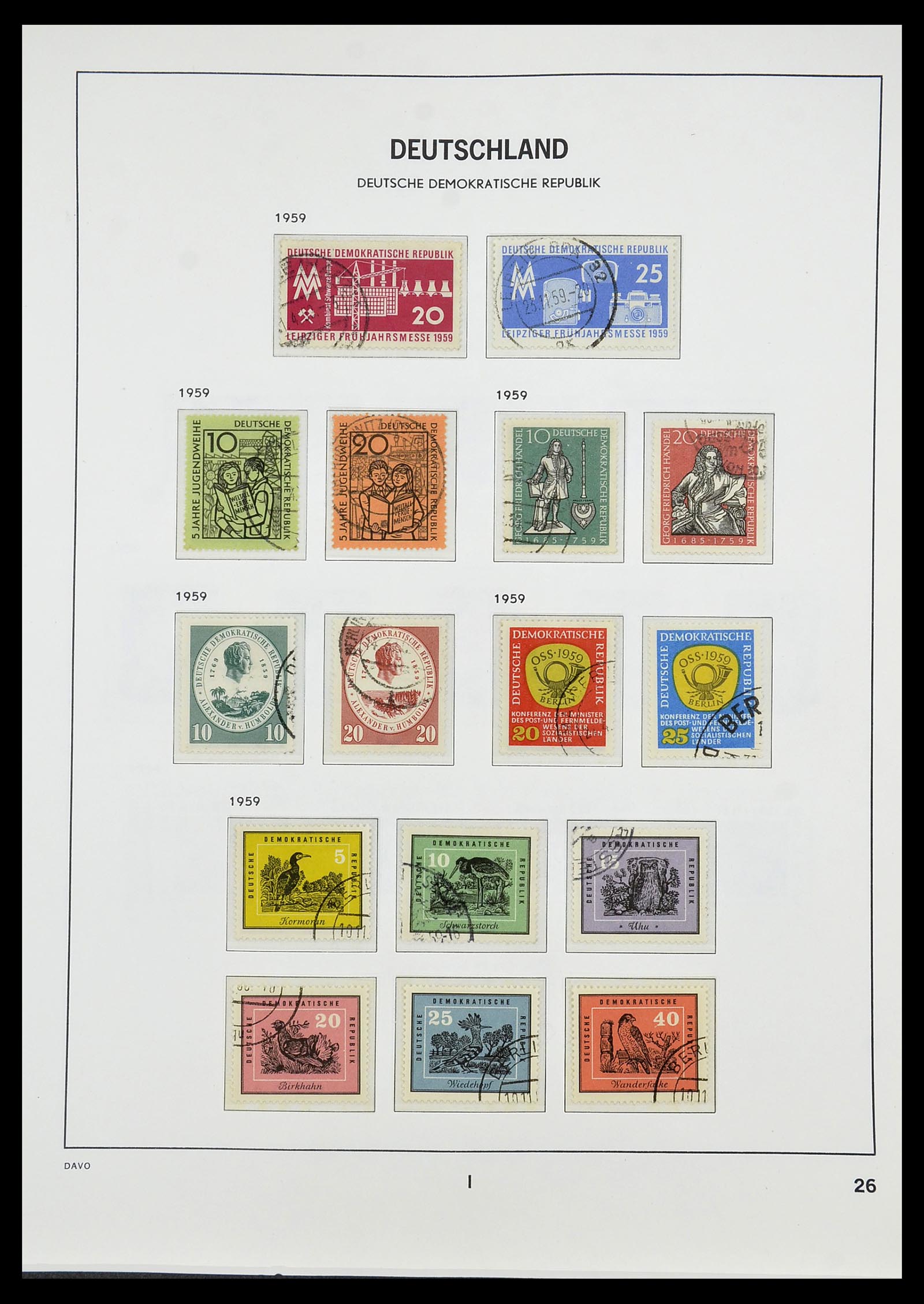 34532 070 - Stamp Collection 34532 GDR 1945-1990.