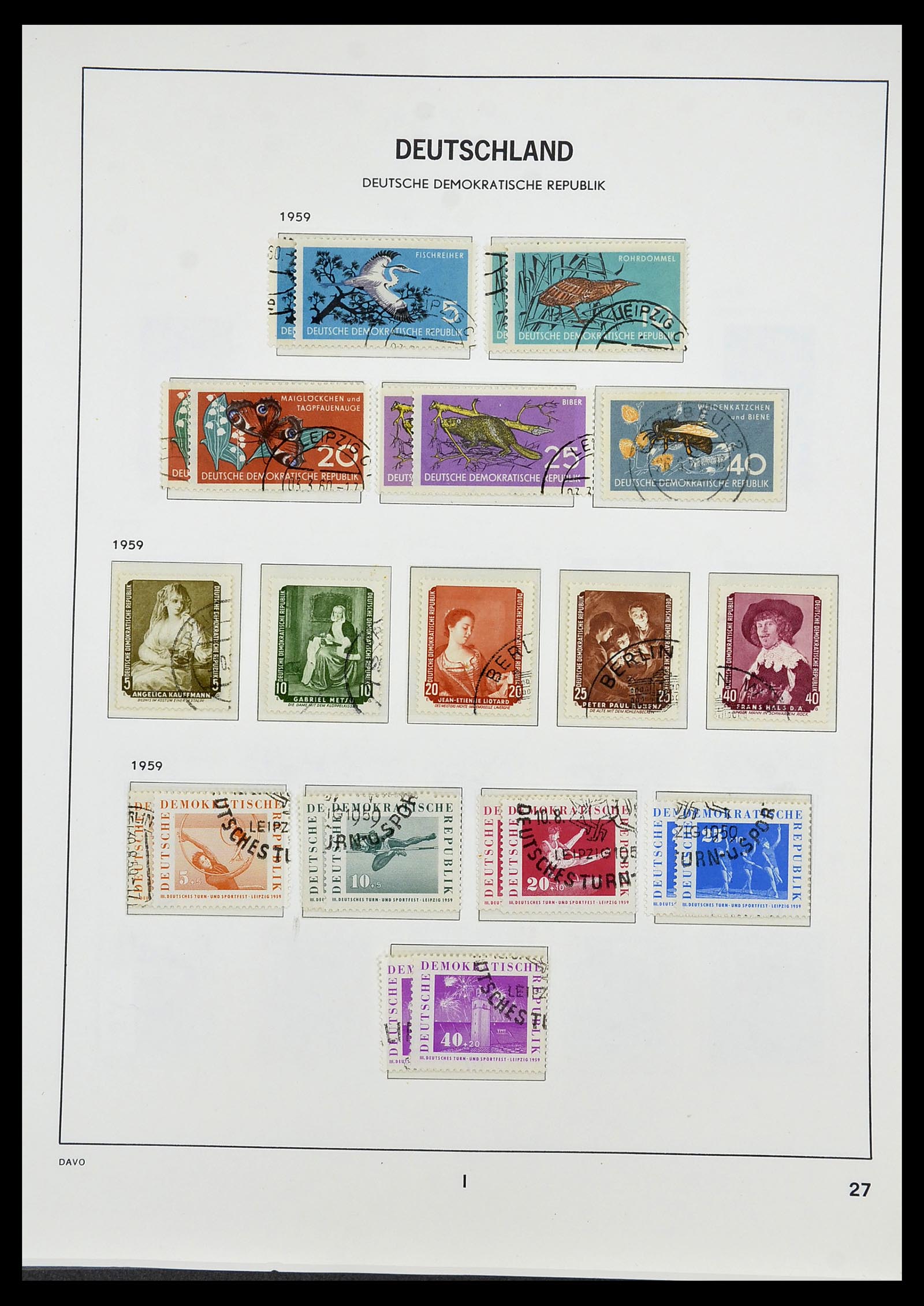 34532 071 - Stamp Collection 34532 GDR 1945-1990.
