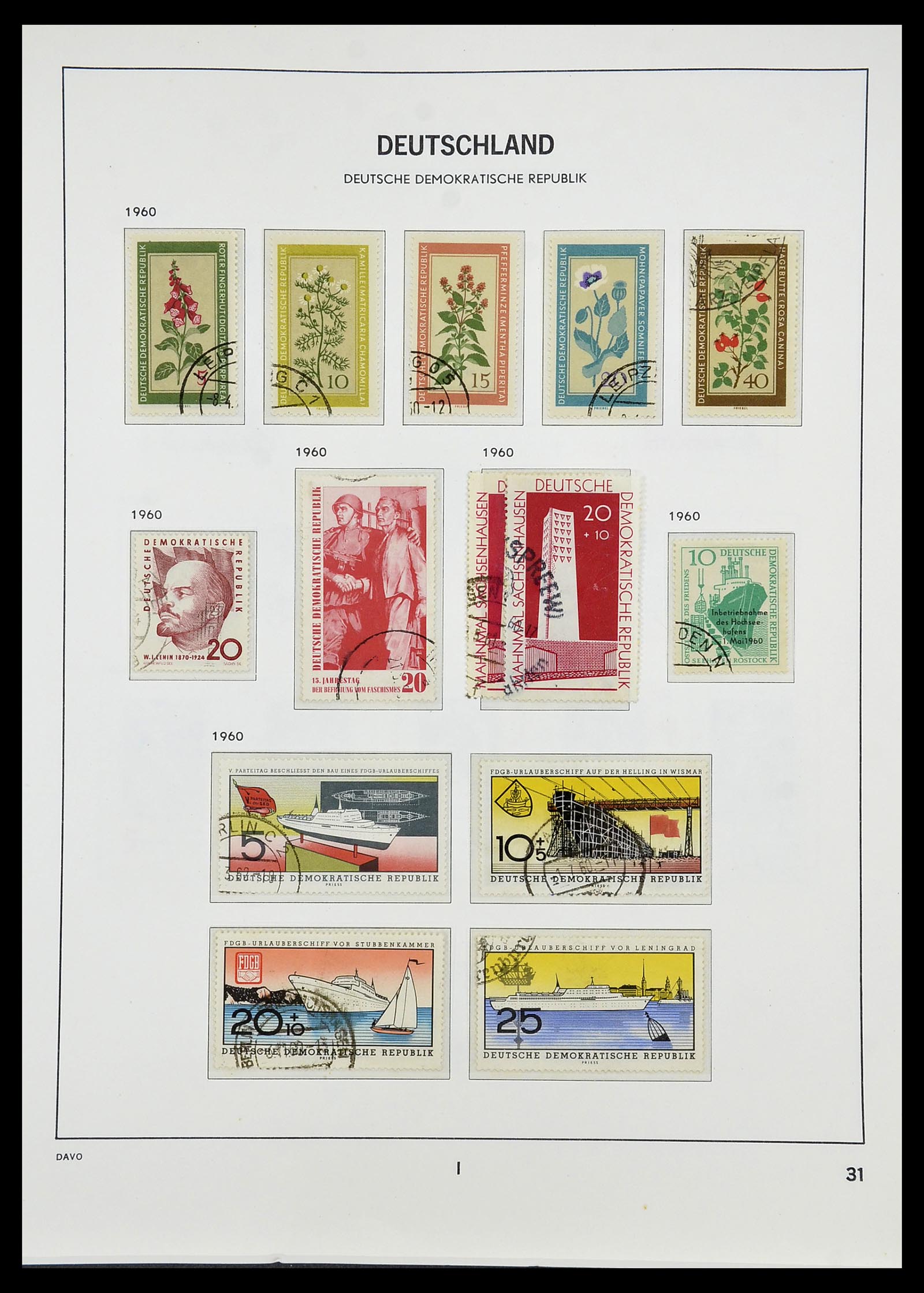 34532 076 - Stamp Collection 34532 GDR 1945-1990.