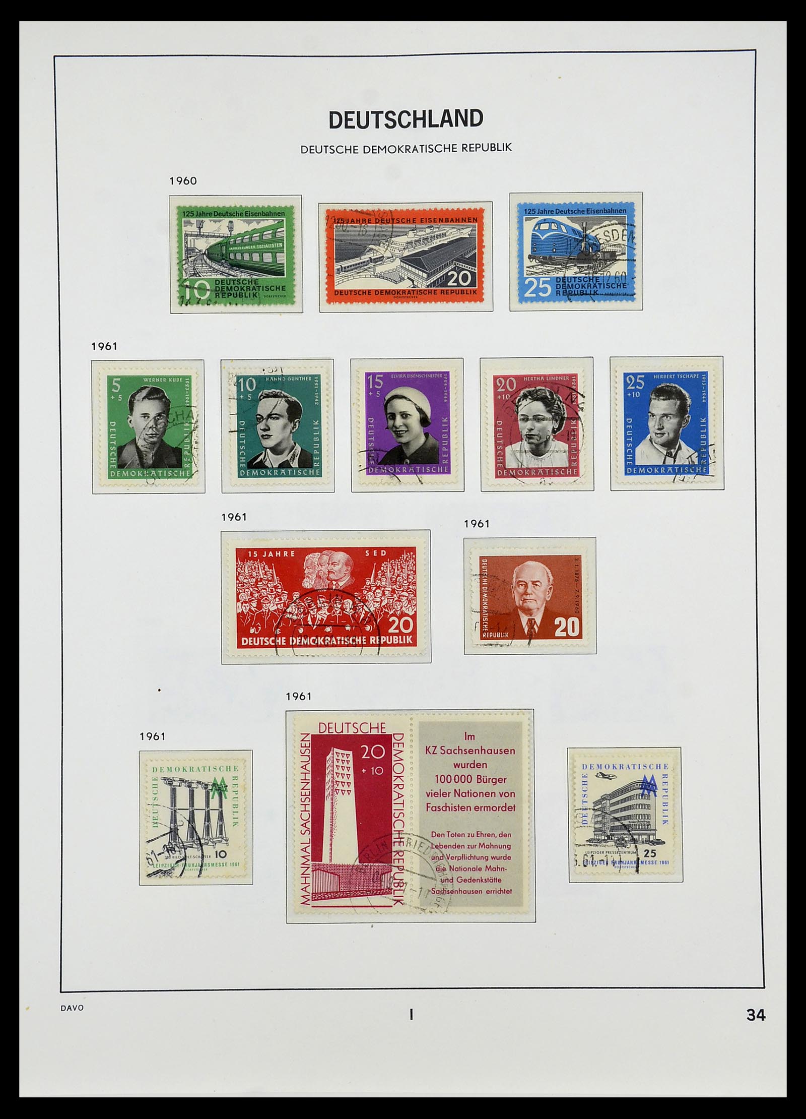 34532 081 - Stamp Collection 34532 GDR 1945-1990.