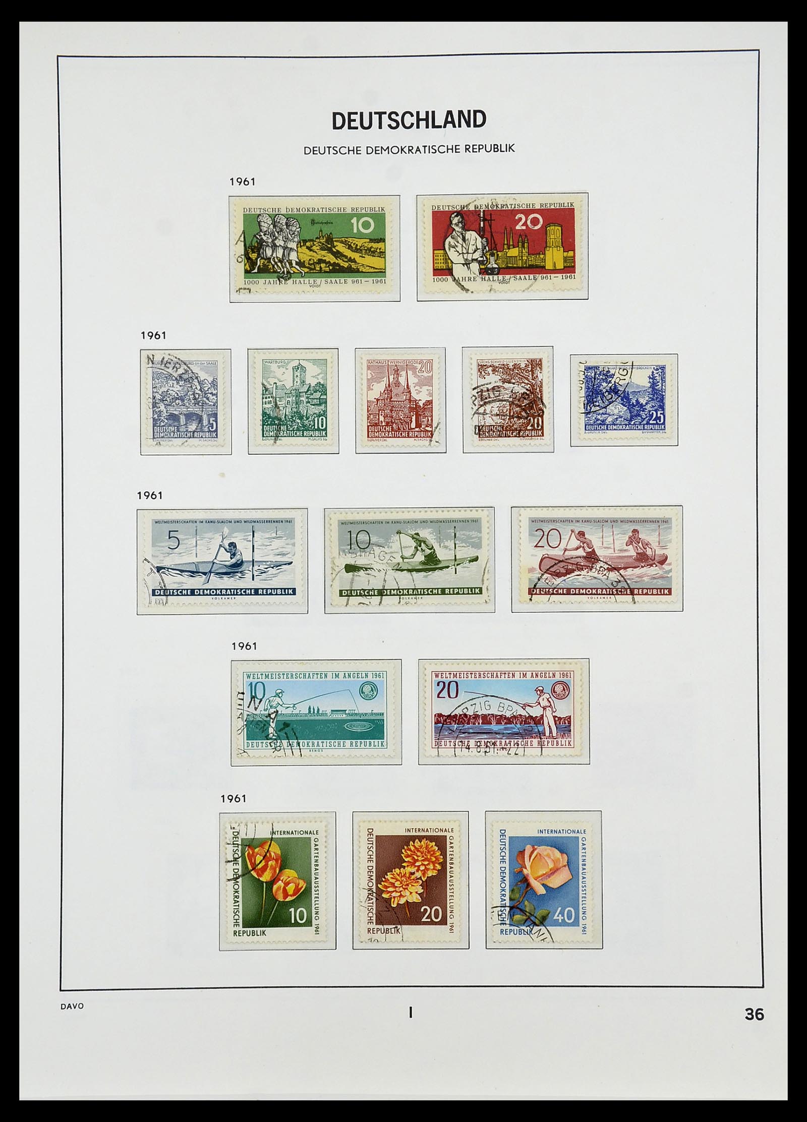 34532 083 - Stamp Collection 34532 GDR 1945-1990.