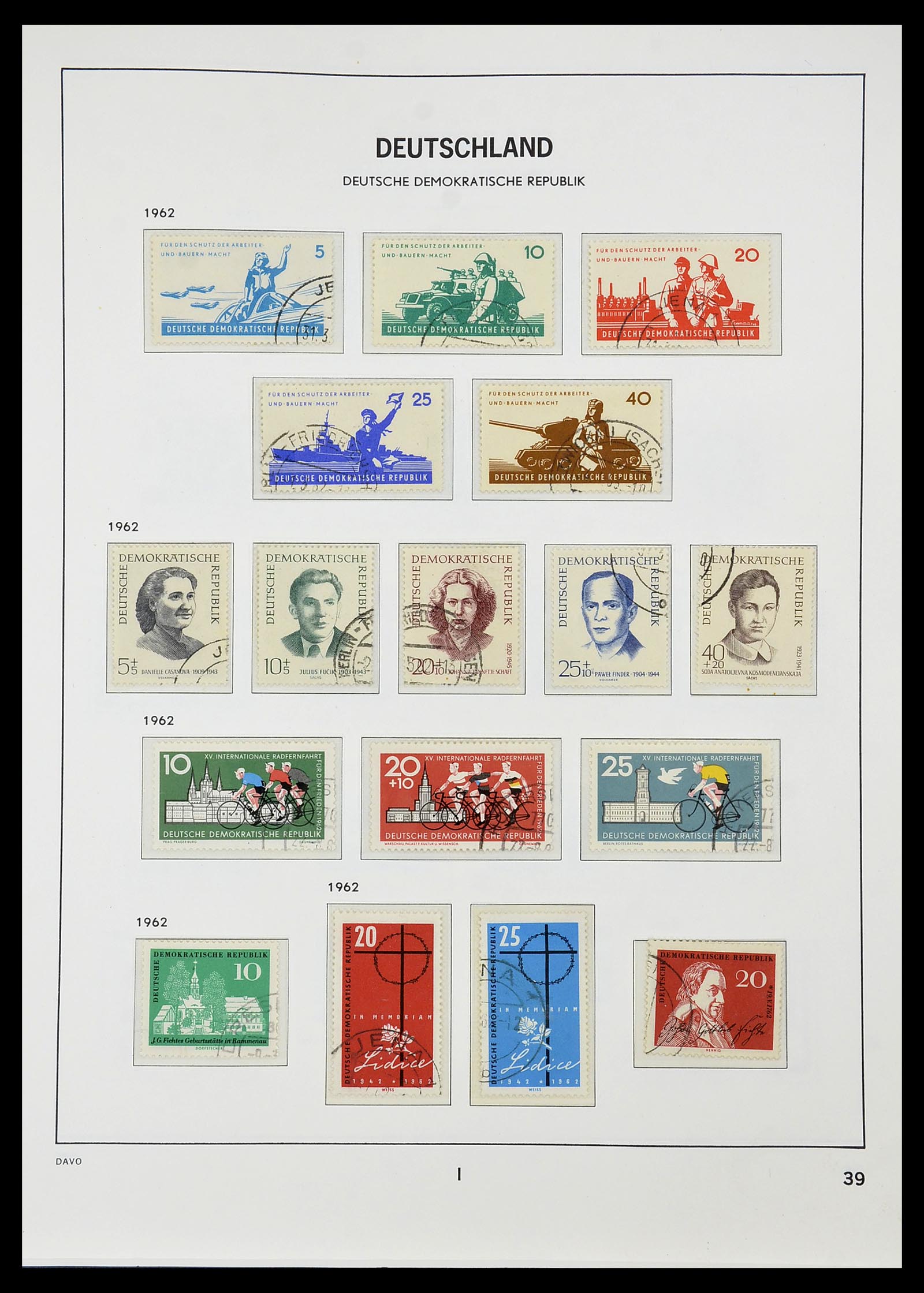 34532 087 - Stamp Collection 34532 GDR 1945-1990.