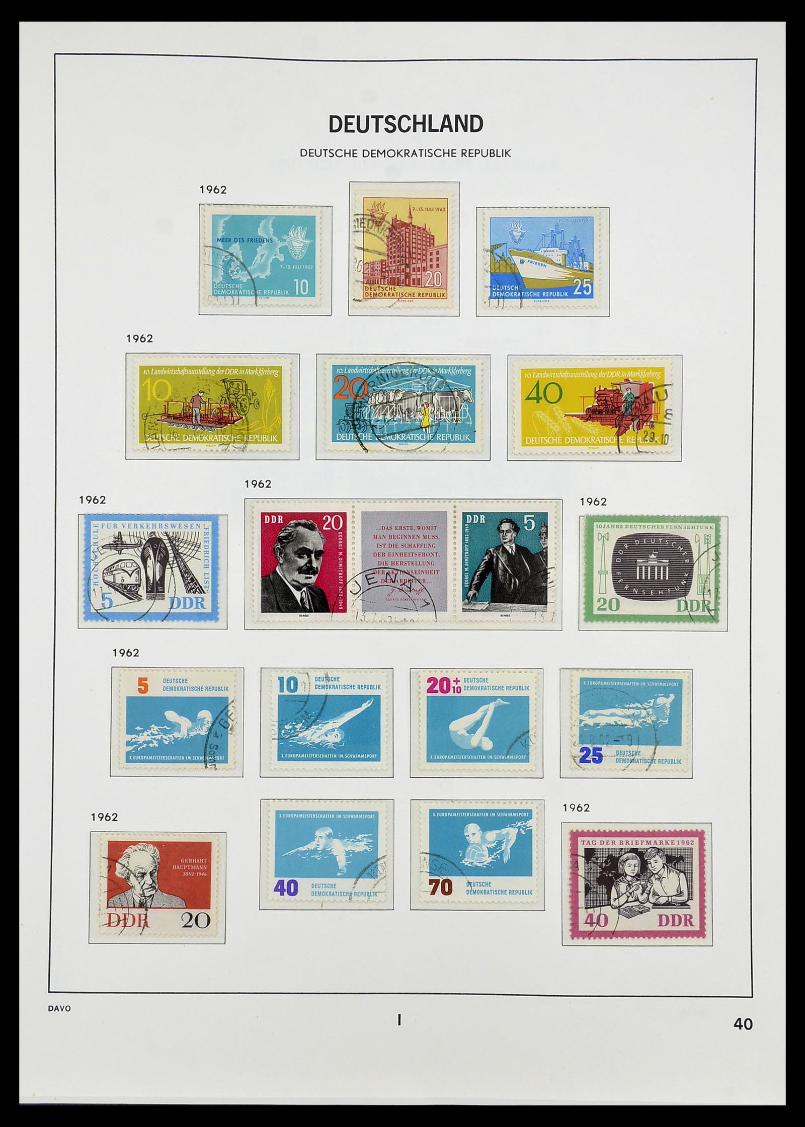 34532 088 - Stamp Collection 34532 GDR 1945-1990.