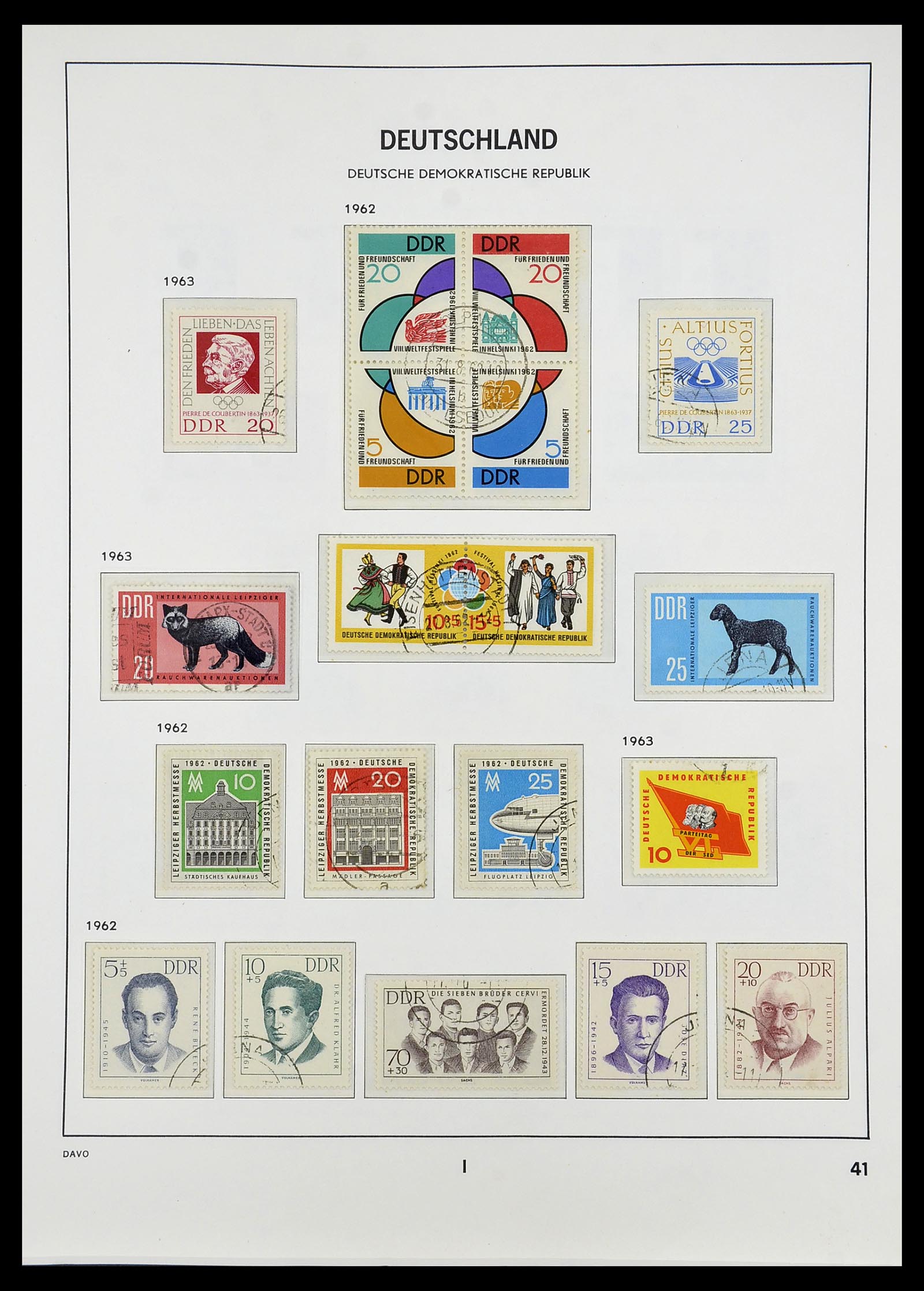 34532 091 - Stamp Collection 34532 GDR 1945-1990.