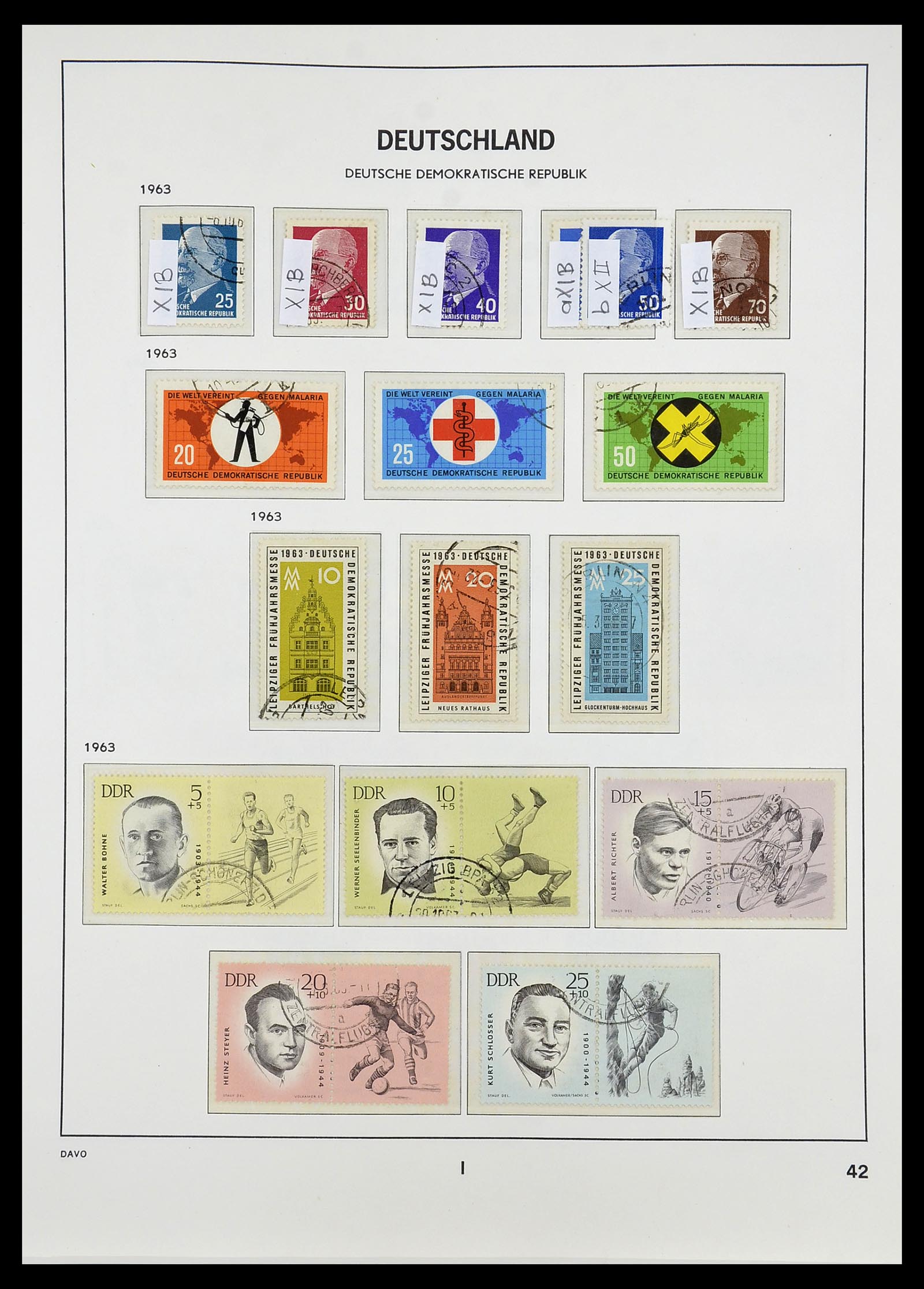 34532 092 - Stamp Collection 34532 GDR 1945-1990.