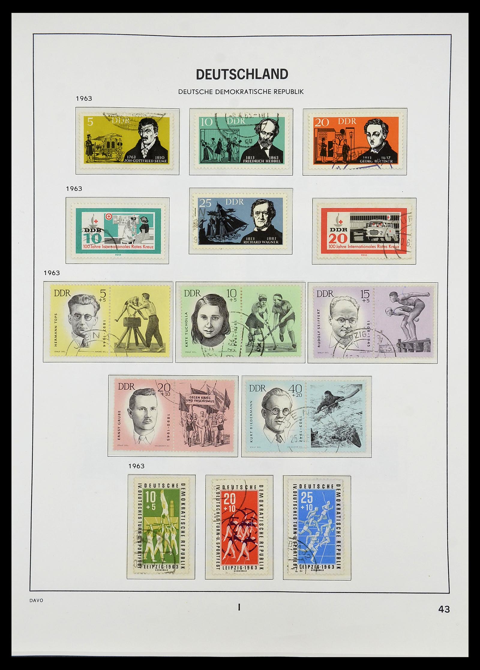34532 093 - Stamp Collection 34532 GDR 1945-1990.