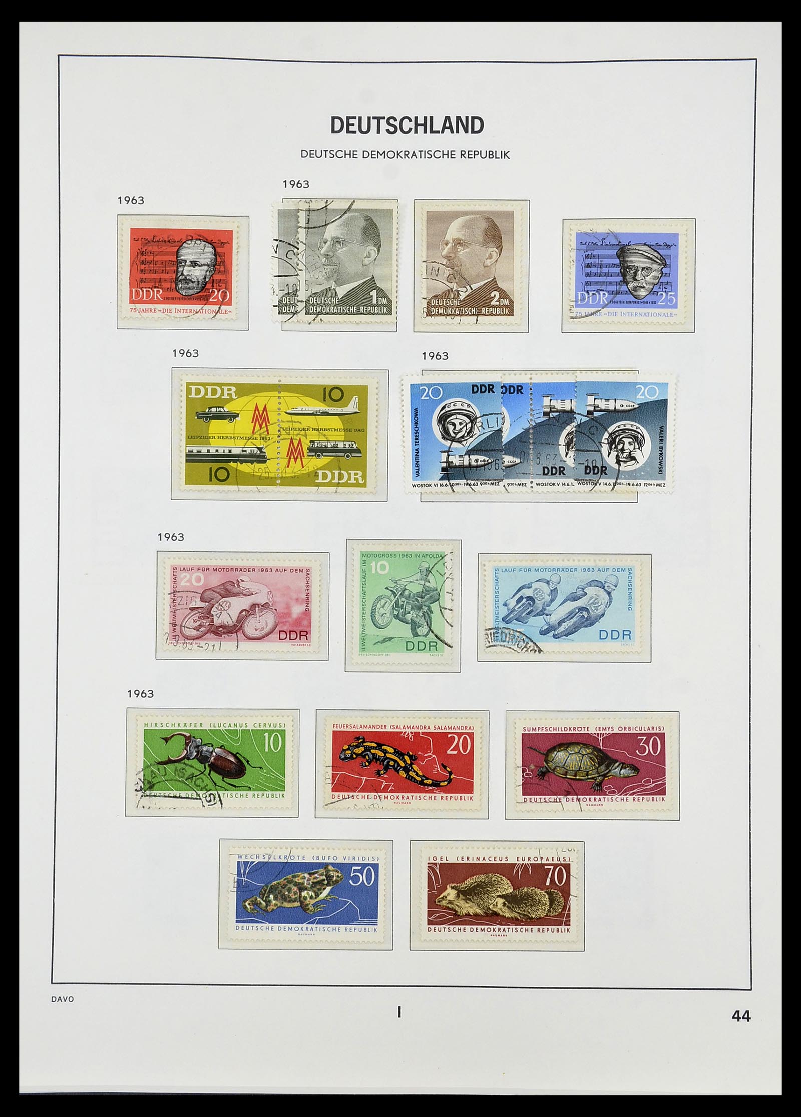 34532 094 - Stamp Collection 34532 GDR 1945-1990.