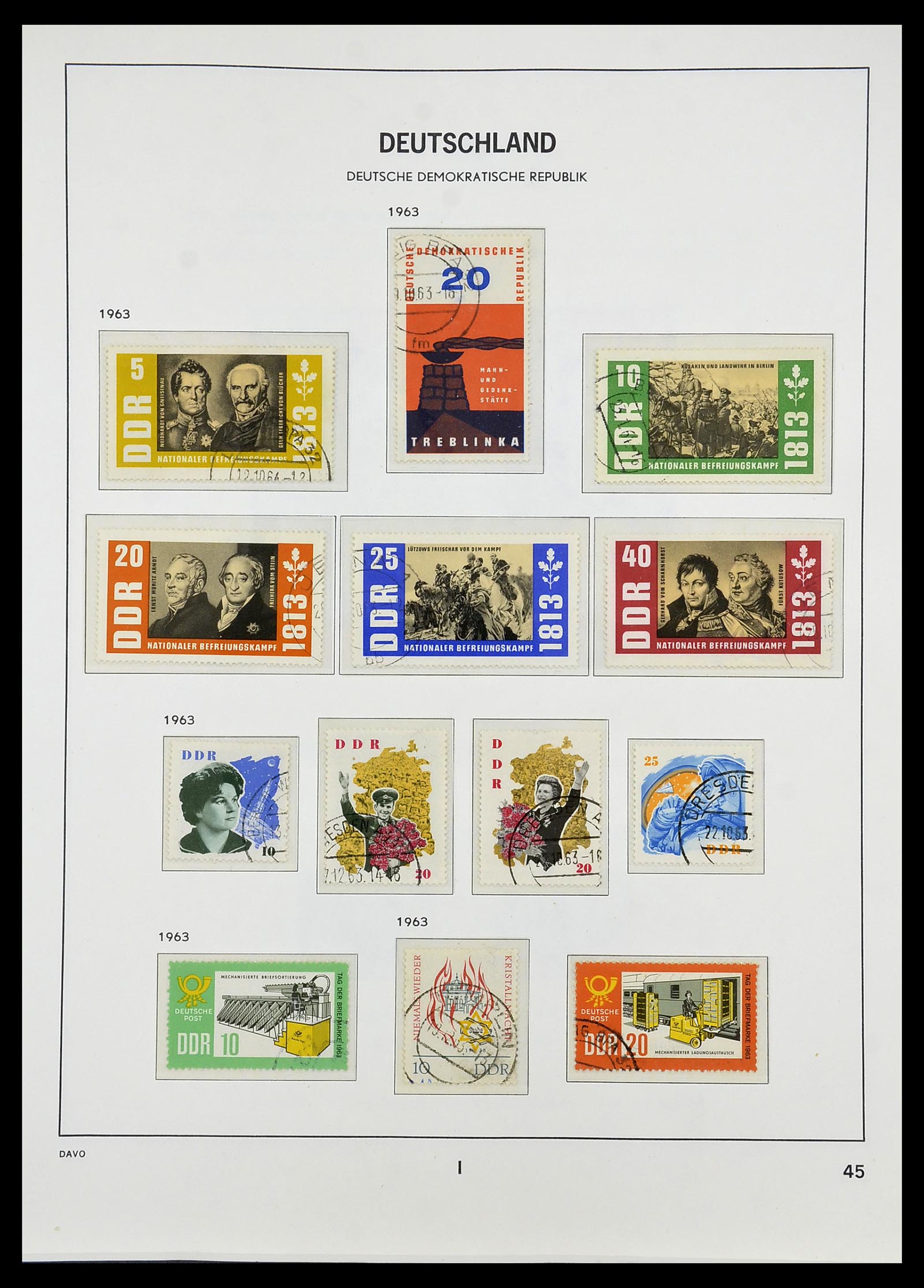 34532 095 - Stamp Collection 34532 GDR 1945-1990.