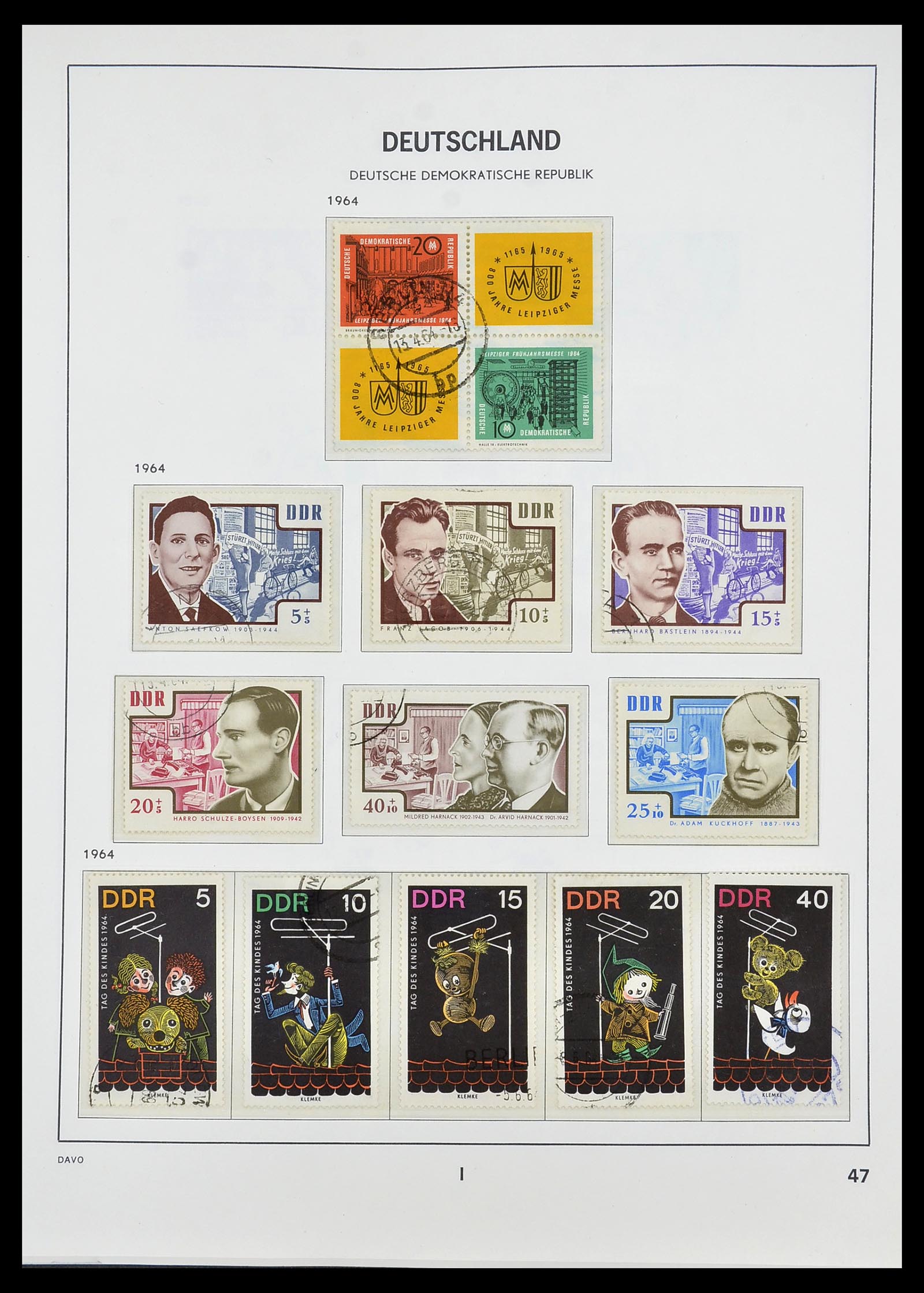 34532 099 - Stamp Collection 34532 GDR 1945-1990.