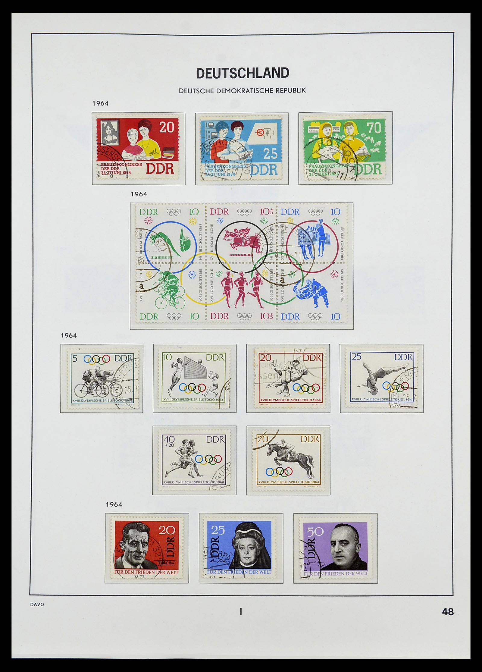 34532 100 - Stamp Collection 34532 GDR 1945-1990.