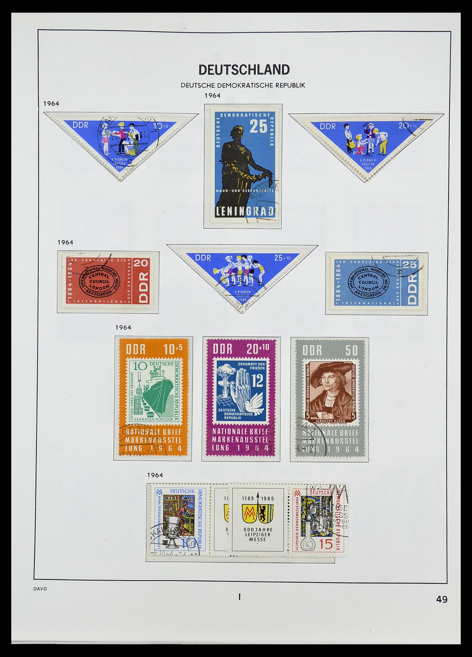 34532 101 - Stamp Collection 34532 GDR 1945-1990.