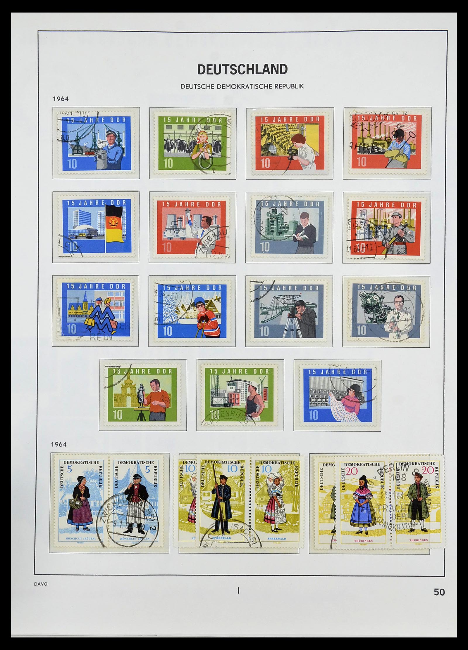 34532 102 - Stamp Collection 34532 GDR 1945-1990.