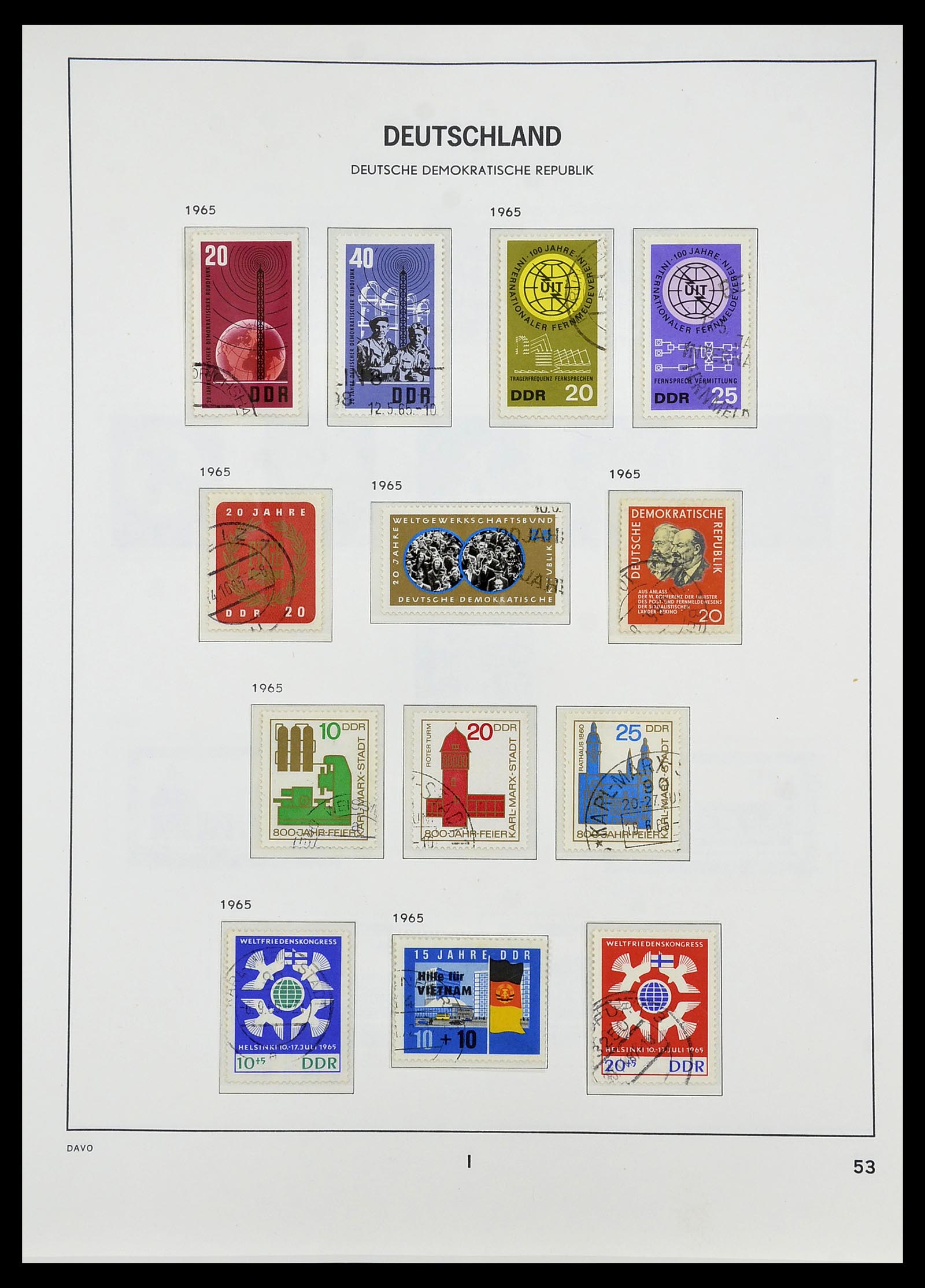 34532 107 - Stamp Collection 34532 GDR 1945-1990.