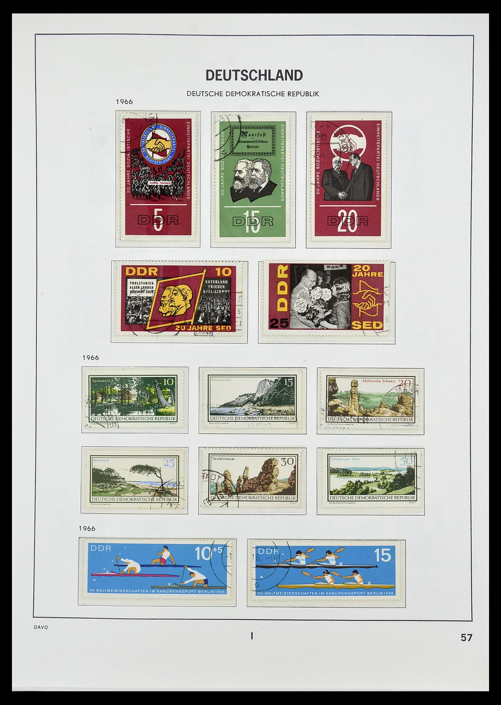 34532 113 - Stamp Collection 34532 GDR 1945-1990.