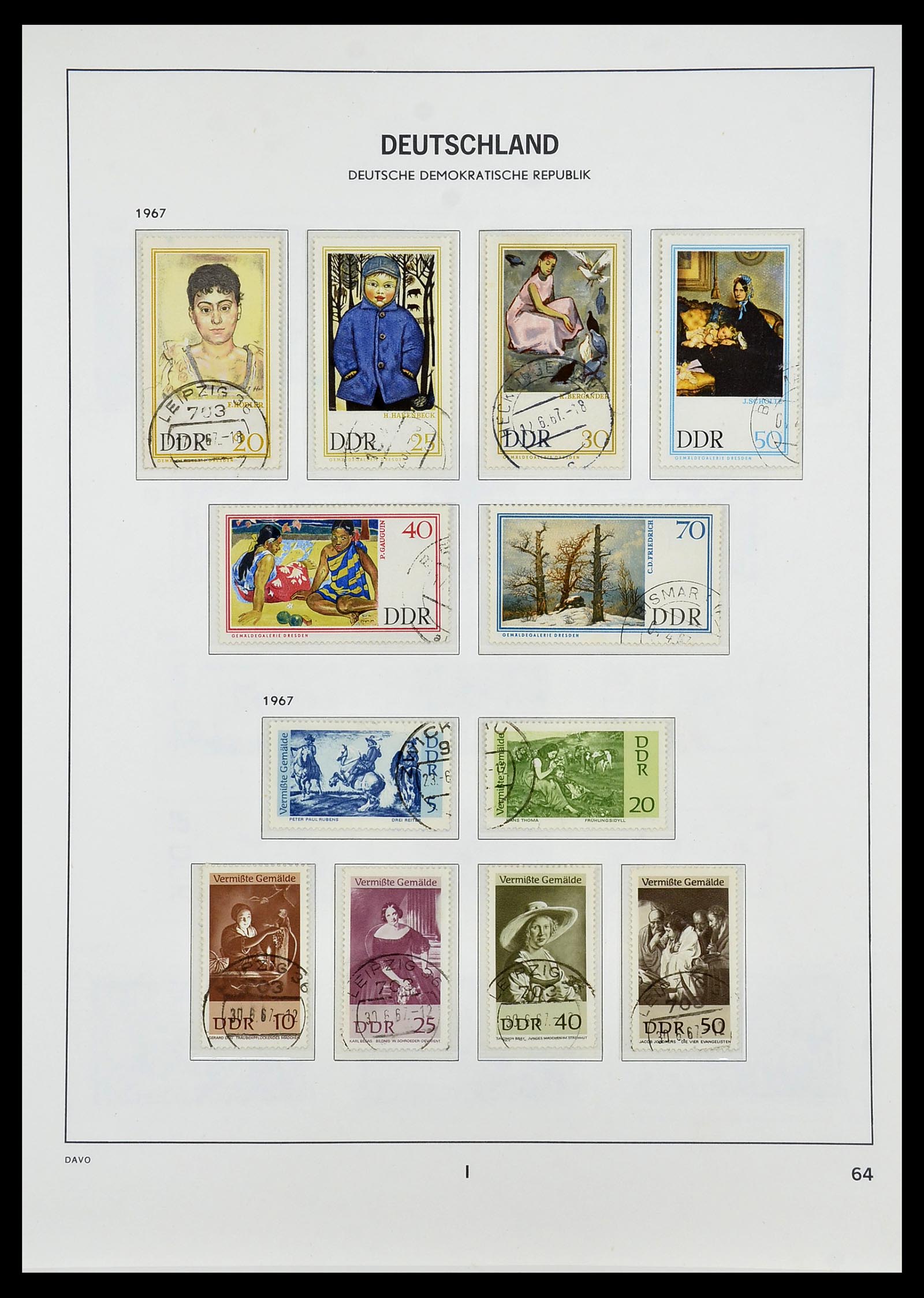 34532 121 - Stamp Collection 34532 GDR 1945-1990.