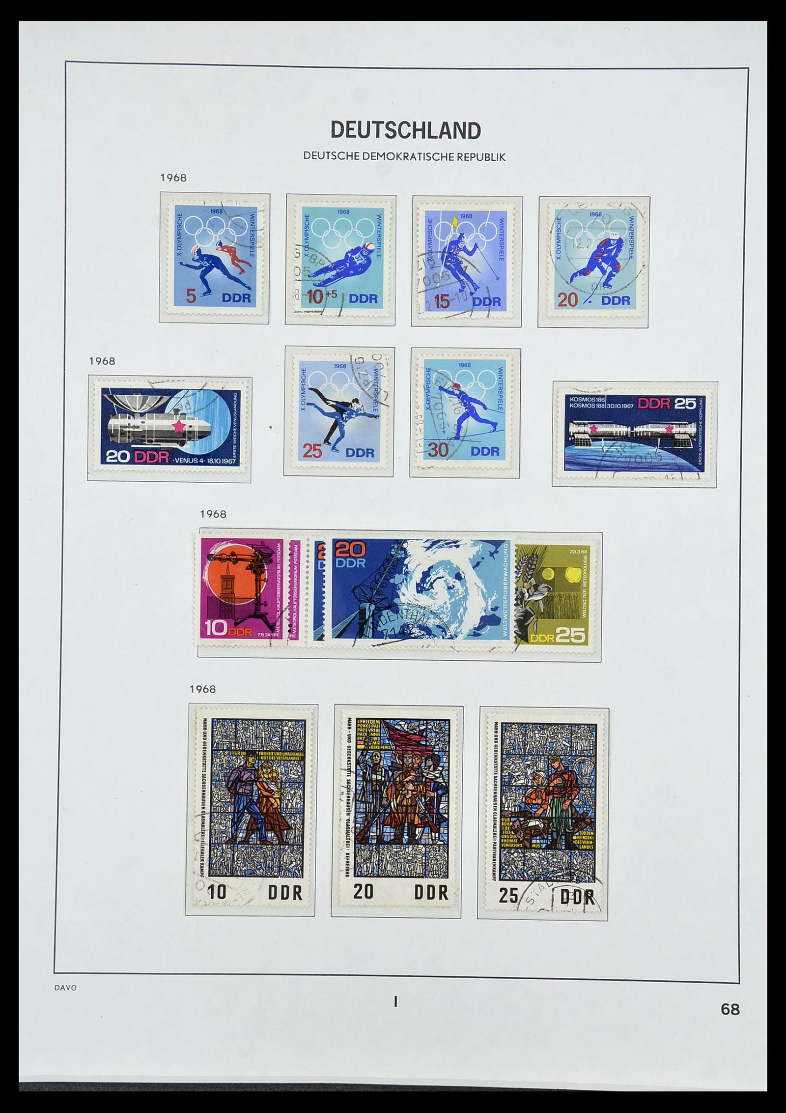 34532 126 - Stamp Collection 34532 GDR 1945-1990.