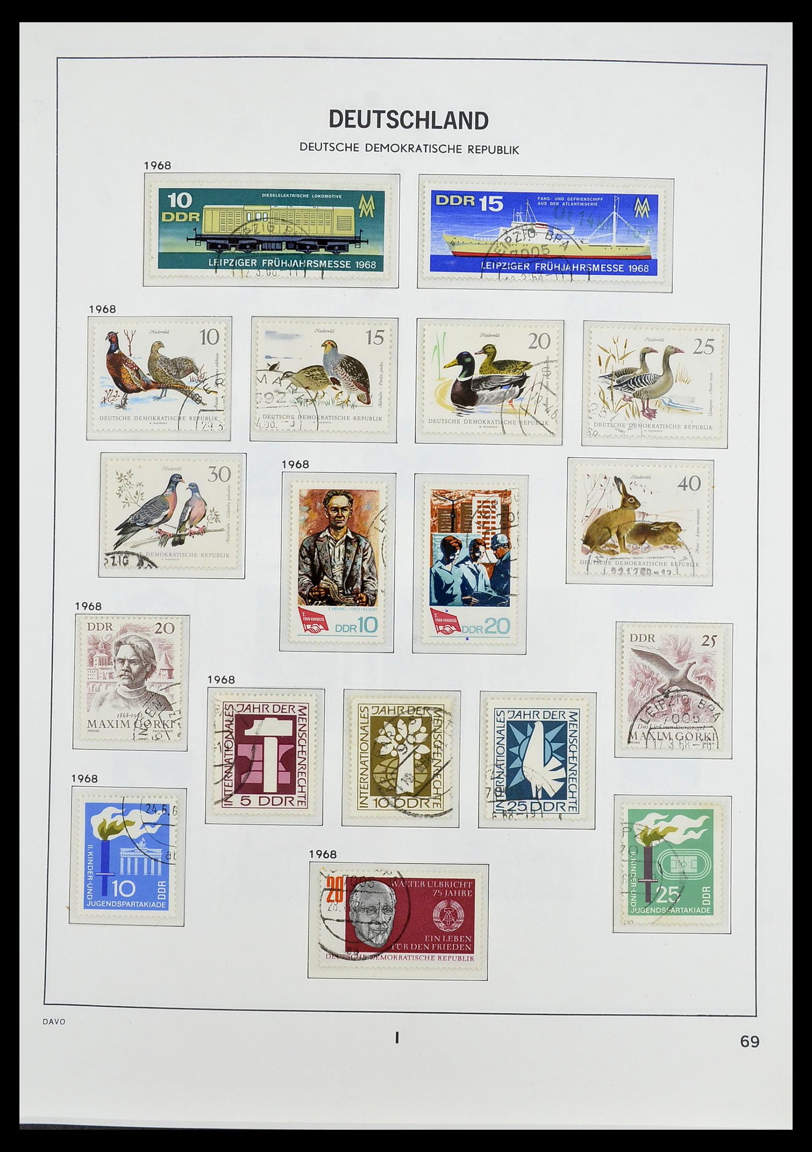 34532 127 - Stamp Collection 34532 GDR 1945-1990.