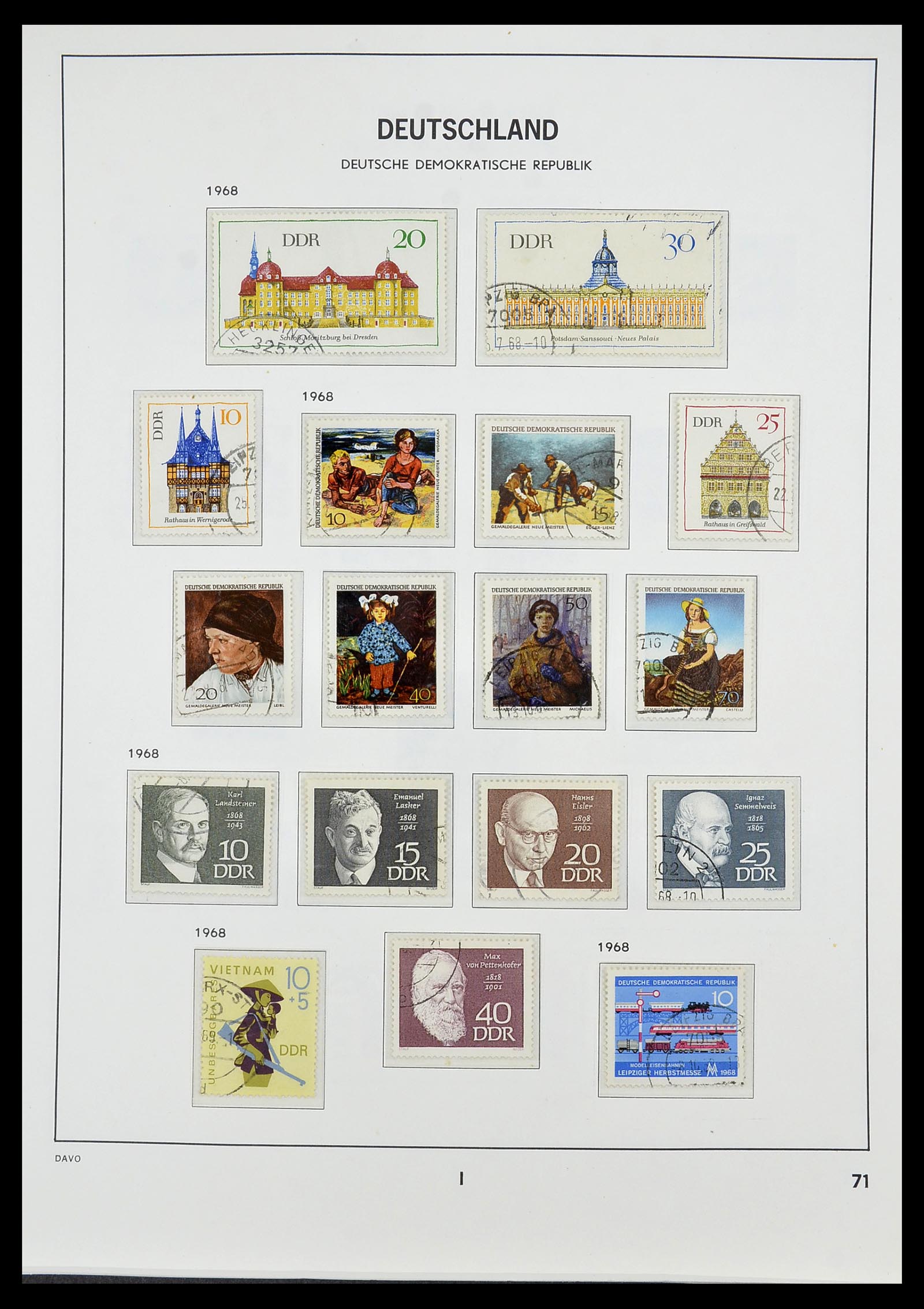 34532 129 - Stamp Collection 34532 GDR 1945-1990.