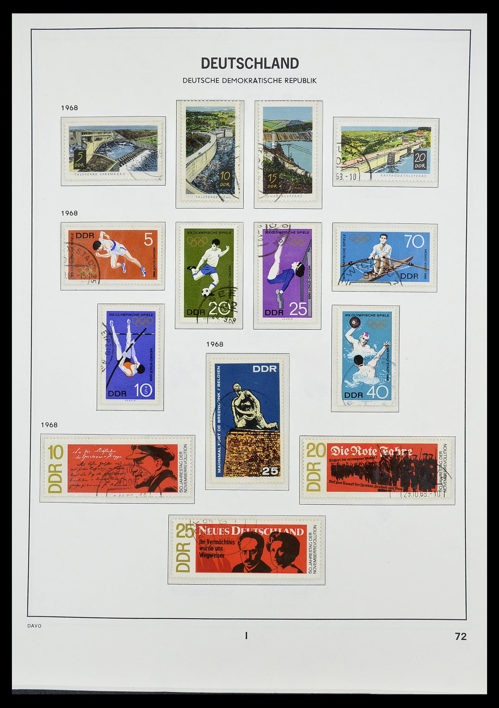 34532 130 - Stamp Collection 34532 GDR 1945-1990.