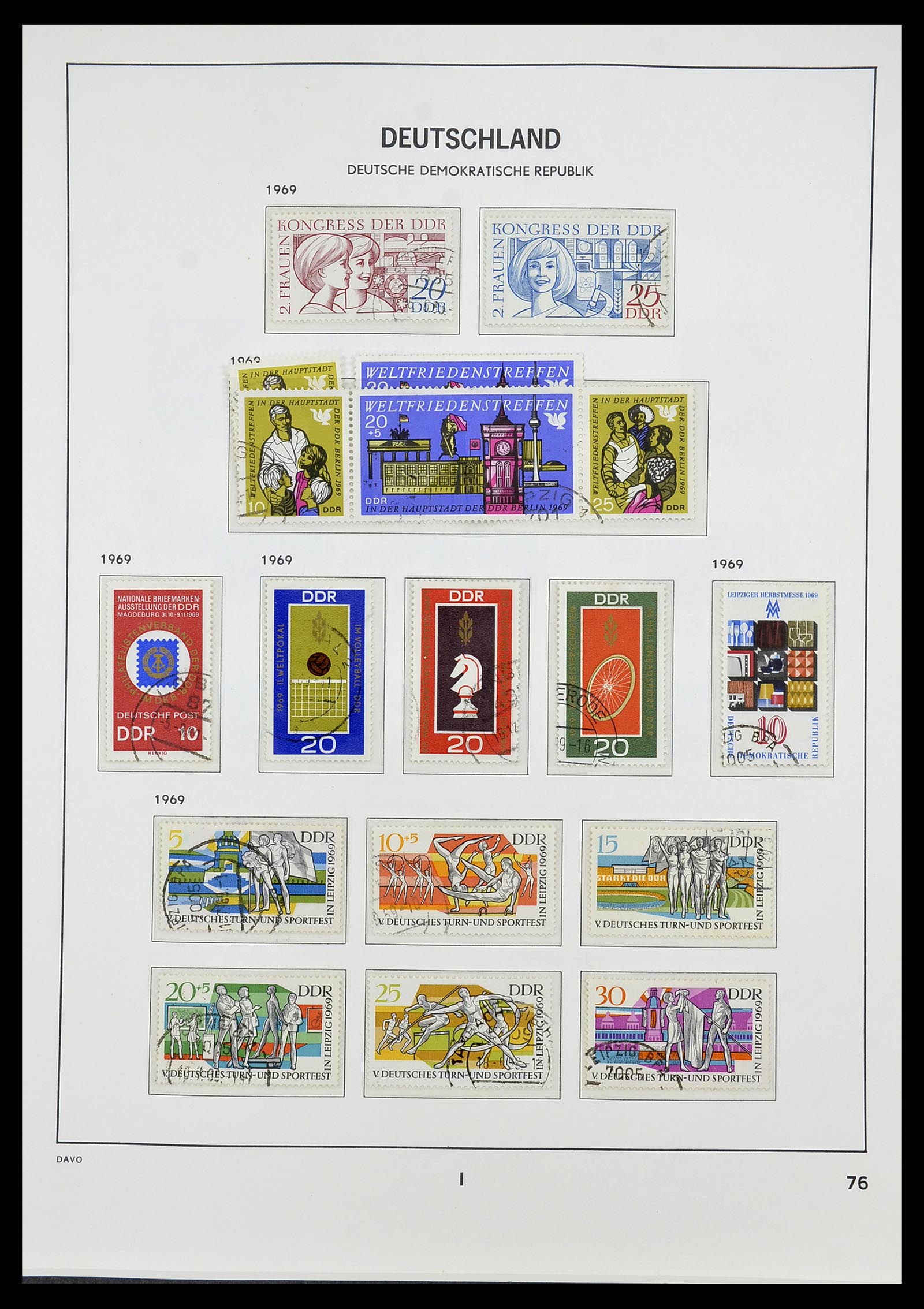 34532 135 - Stamp Collection 34532 GDR 1945-1990.