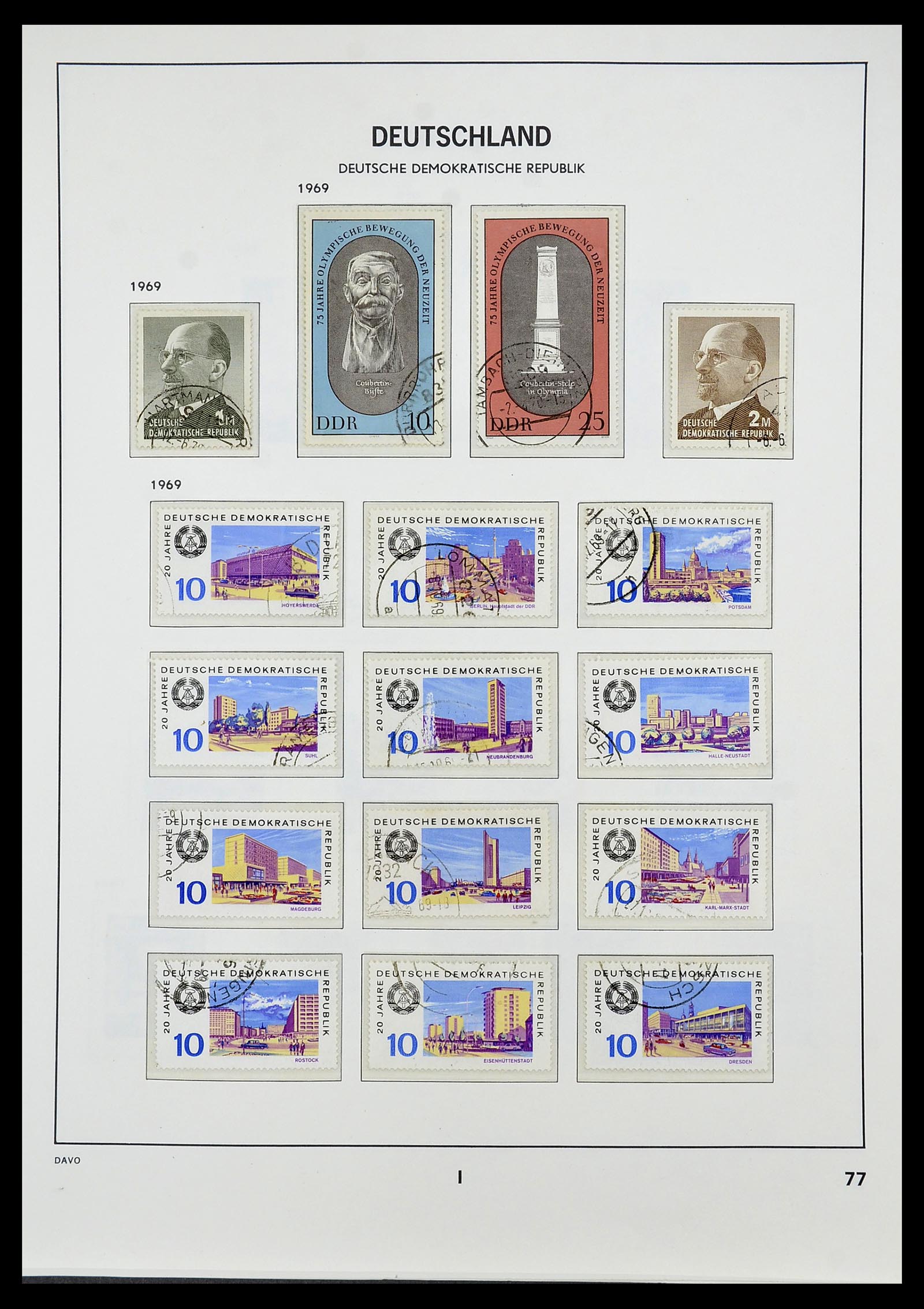 34532 136 - Stamp Collection 34532 GDR 1945-1990.