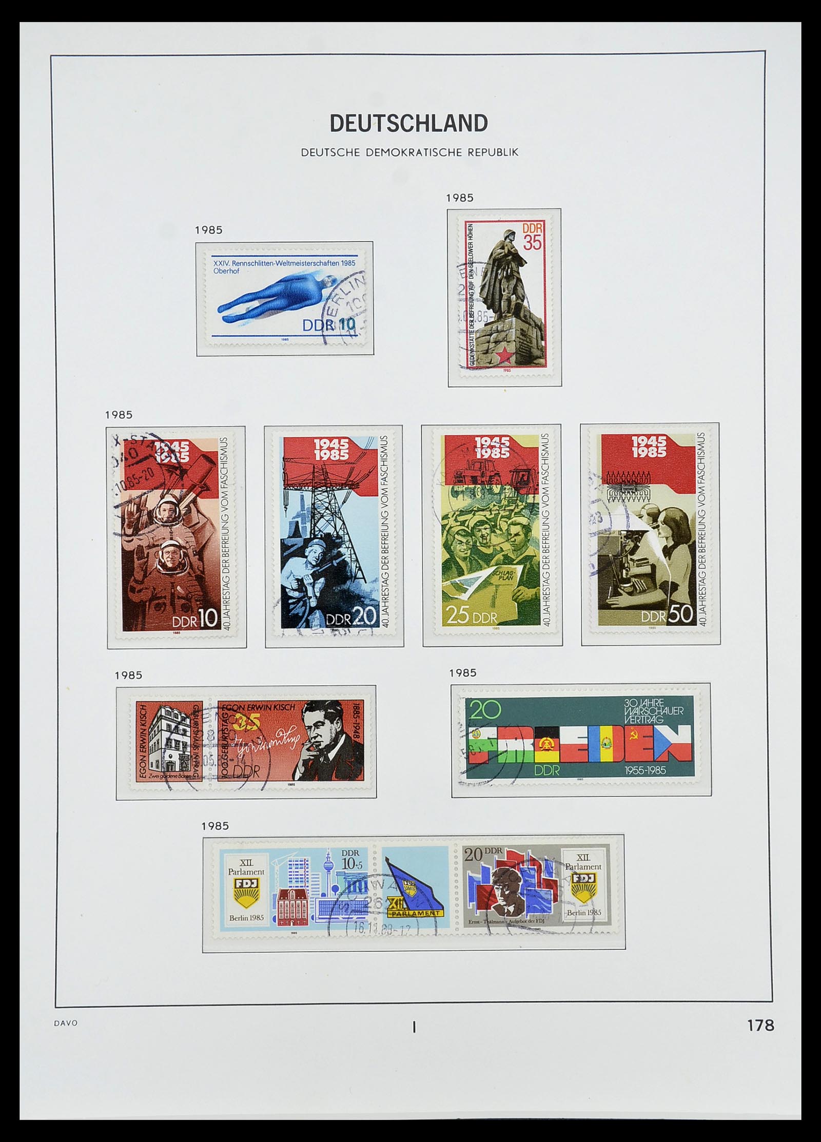 34532 297 - Stamp Collection 34532 GDR 1945-1990.