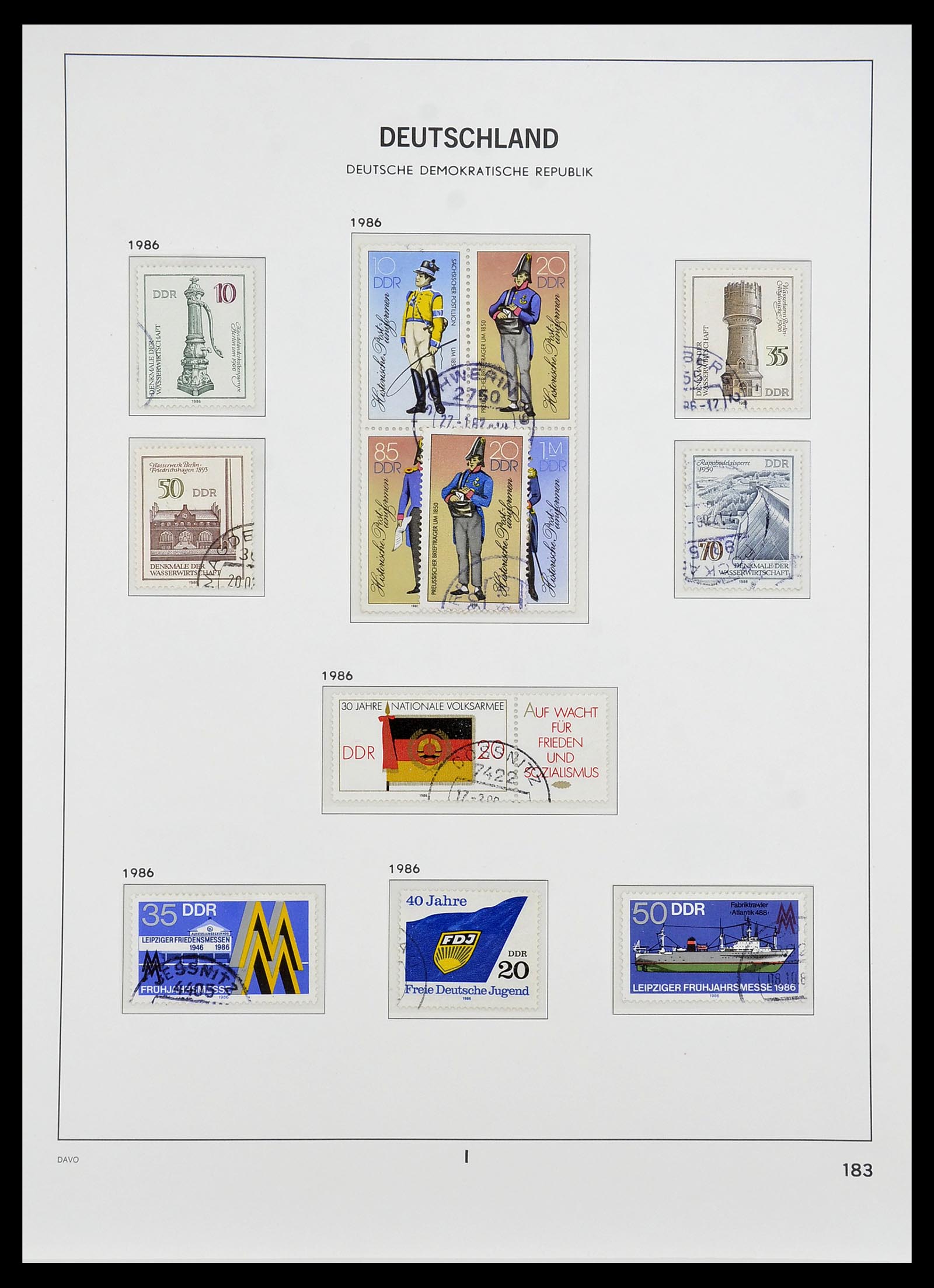 34532 309 - Stamp Collection 34532 GDR 1945-1990.