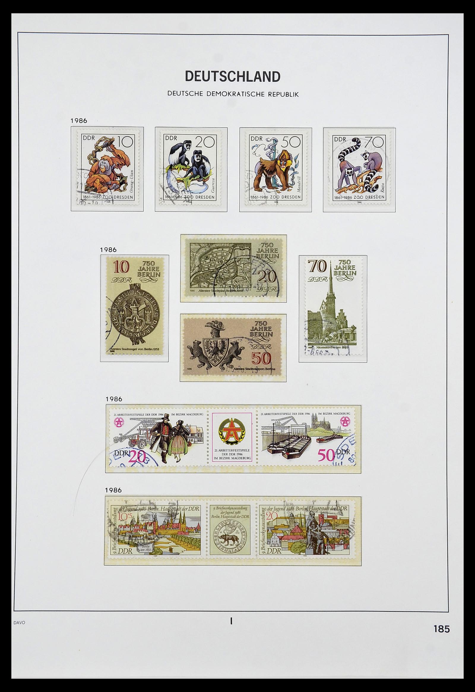 34532 310 - Stamp Collection 34532 GDR 1945-1990.