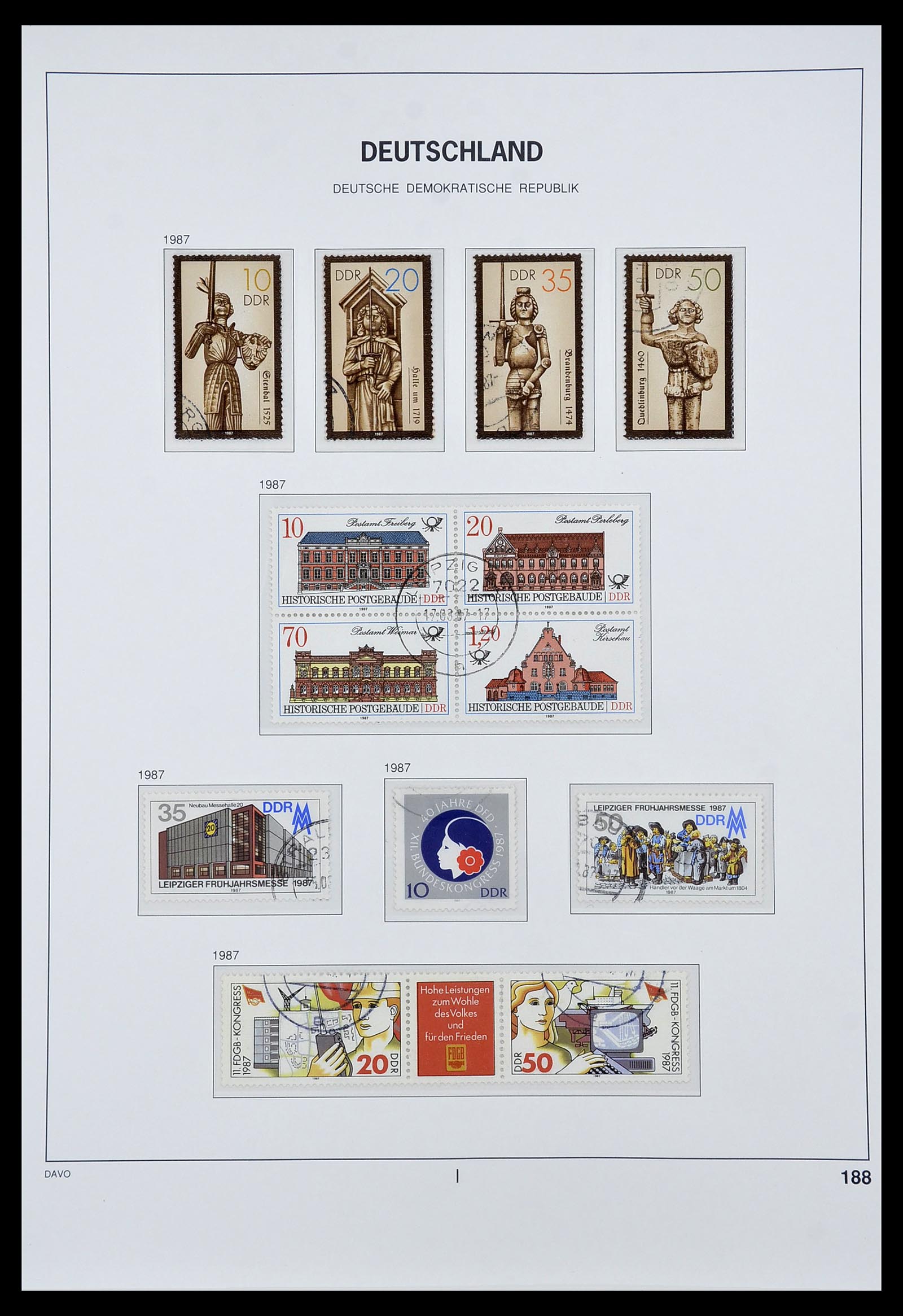 34532 317 - Stamp Collection 34532 GDR 1945-1990.
